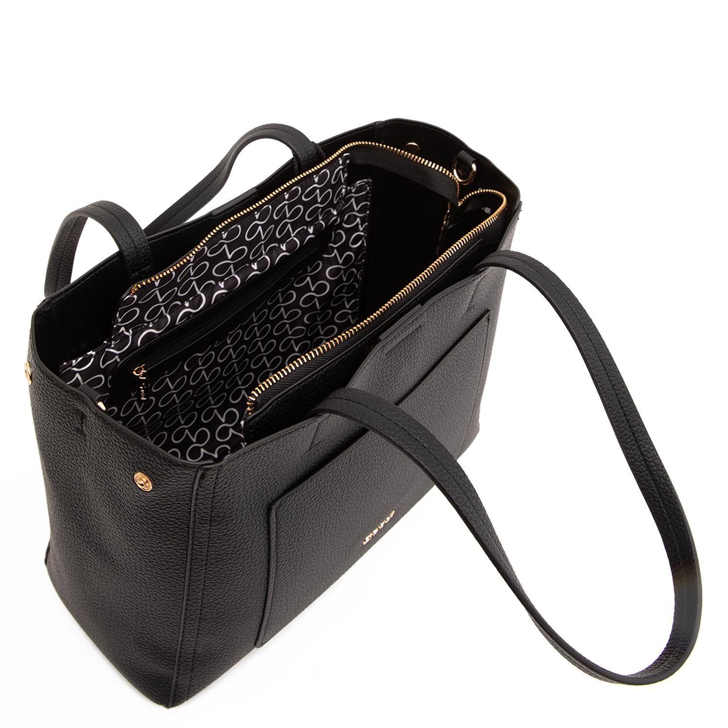 Cartera  Dos Asas Mediana  Gacel  Negro  Car3496-5