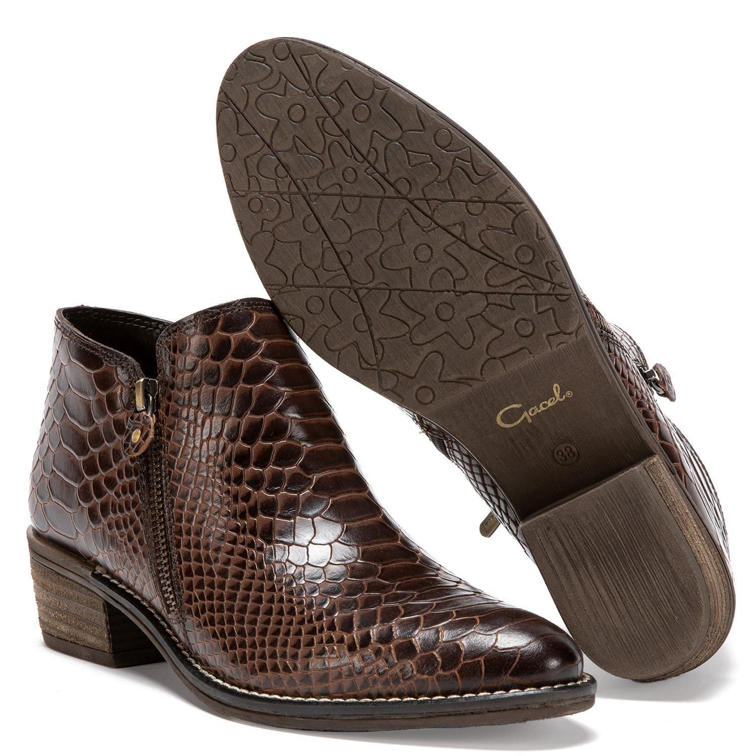 Bootie  Gina  Gacel  Tostado  0658586-3