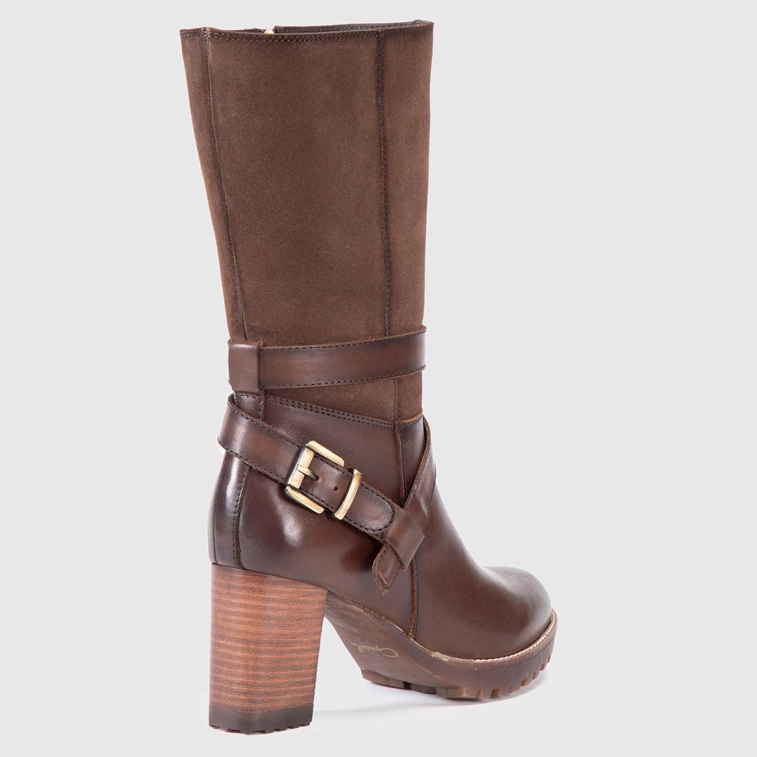 Bota  0166  Gacel  Chocolate  0658663-4