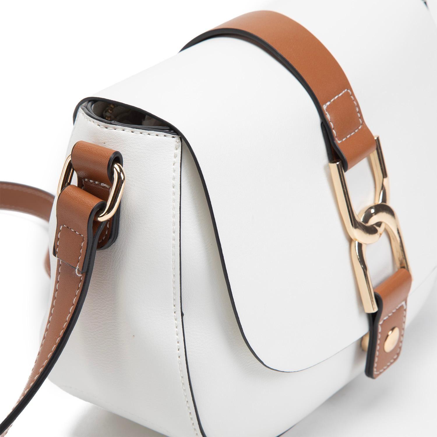 Cartera  Bandolera Grande  Gacel  Blanco  Car3306-3