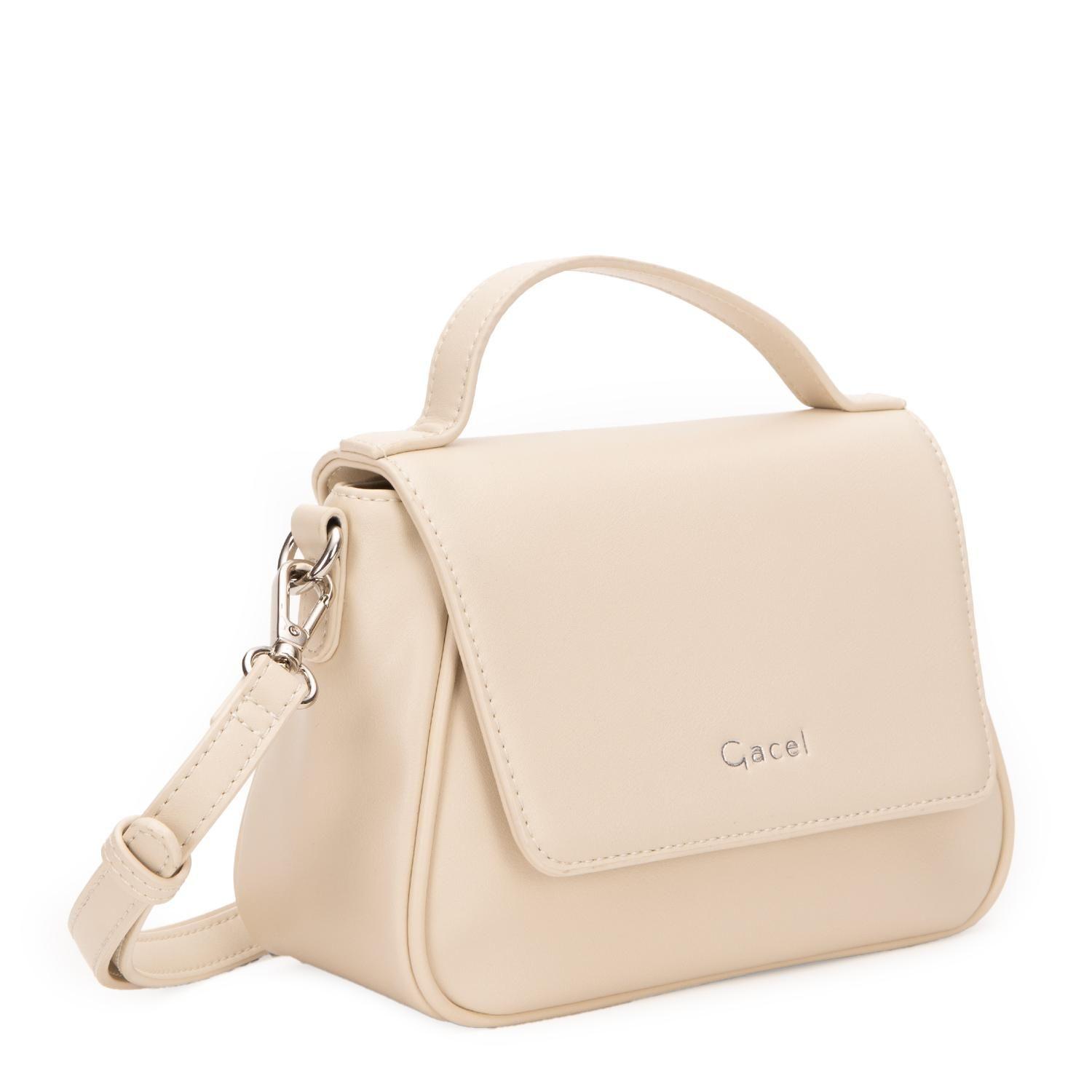 Cartera  Bandolera Pequeña  Gacel  Off White  Car3457-2