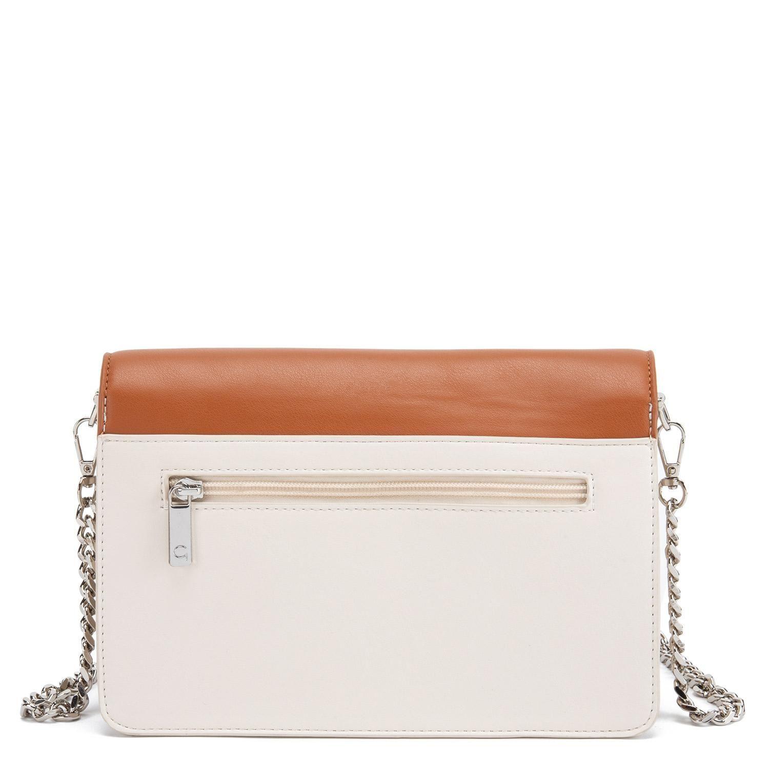 Cartera  Retro Con Tapa Pequeña  Gacel  Capuccino  Car3312-2