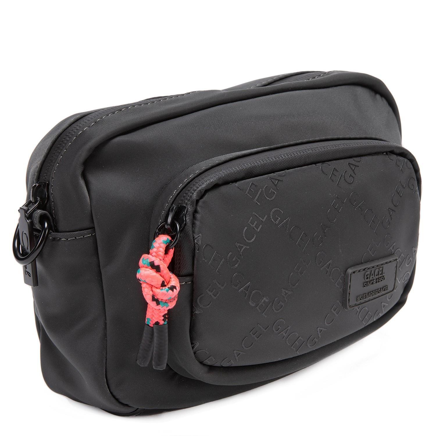 Cartera  Bandolera Pequeña  Gacel  Grafito  Car2858-2