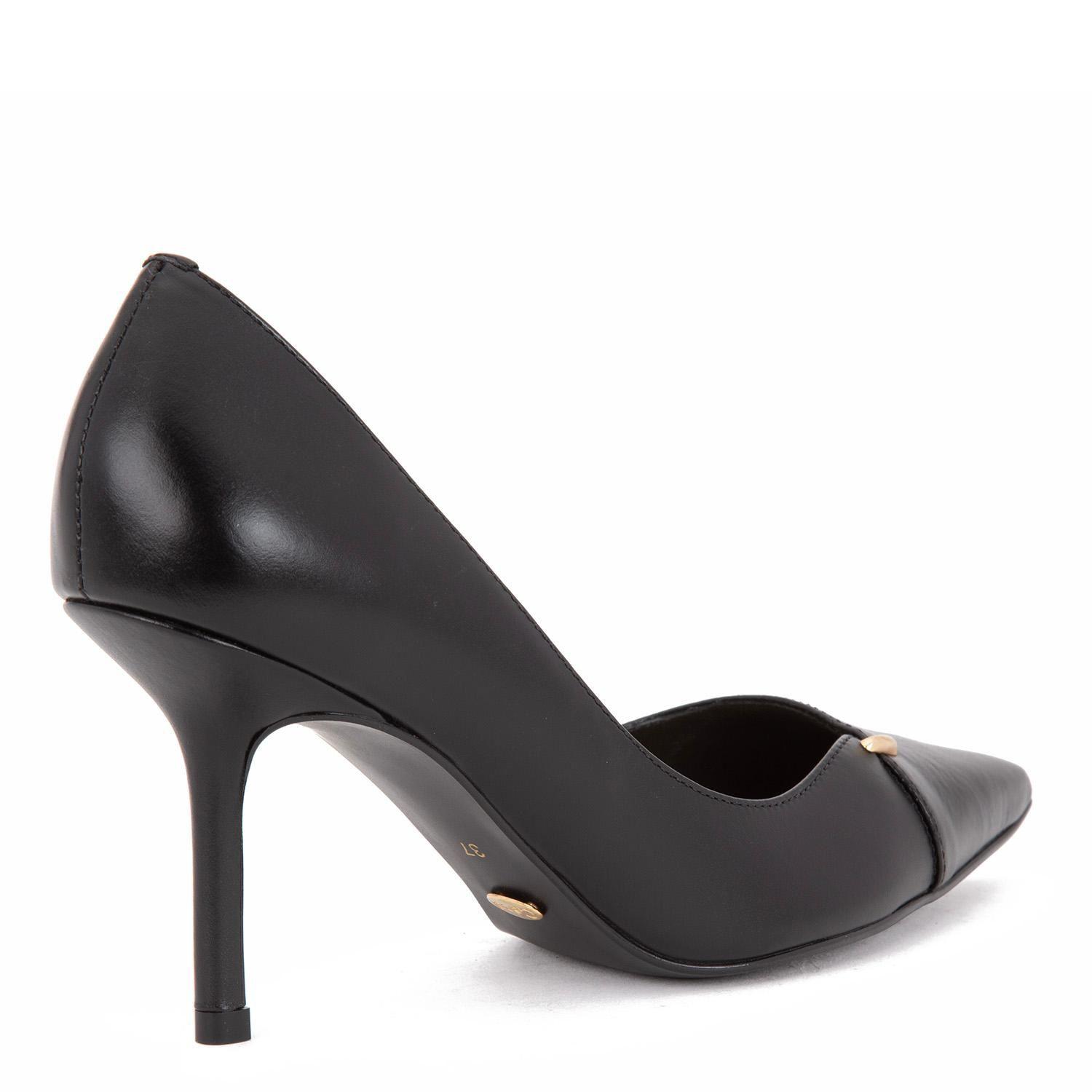 Zapato de cuero mujer Gacel negro Irune-3