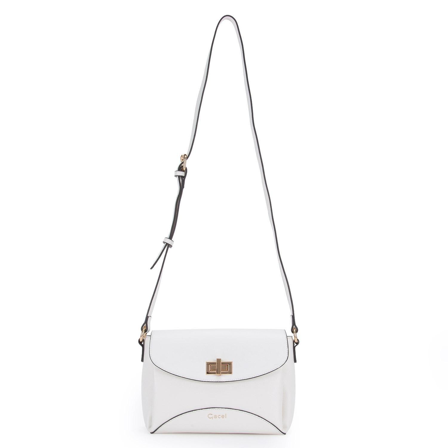 Cartera  Bandolera Grande  Gacel  Blanco  Car3314-4