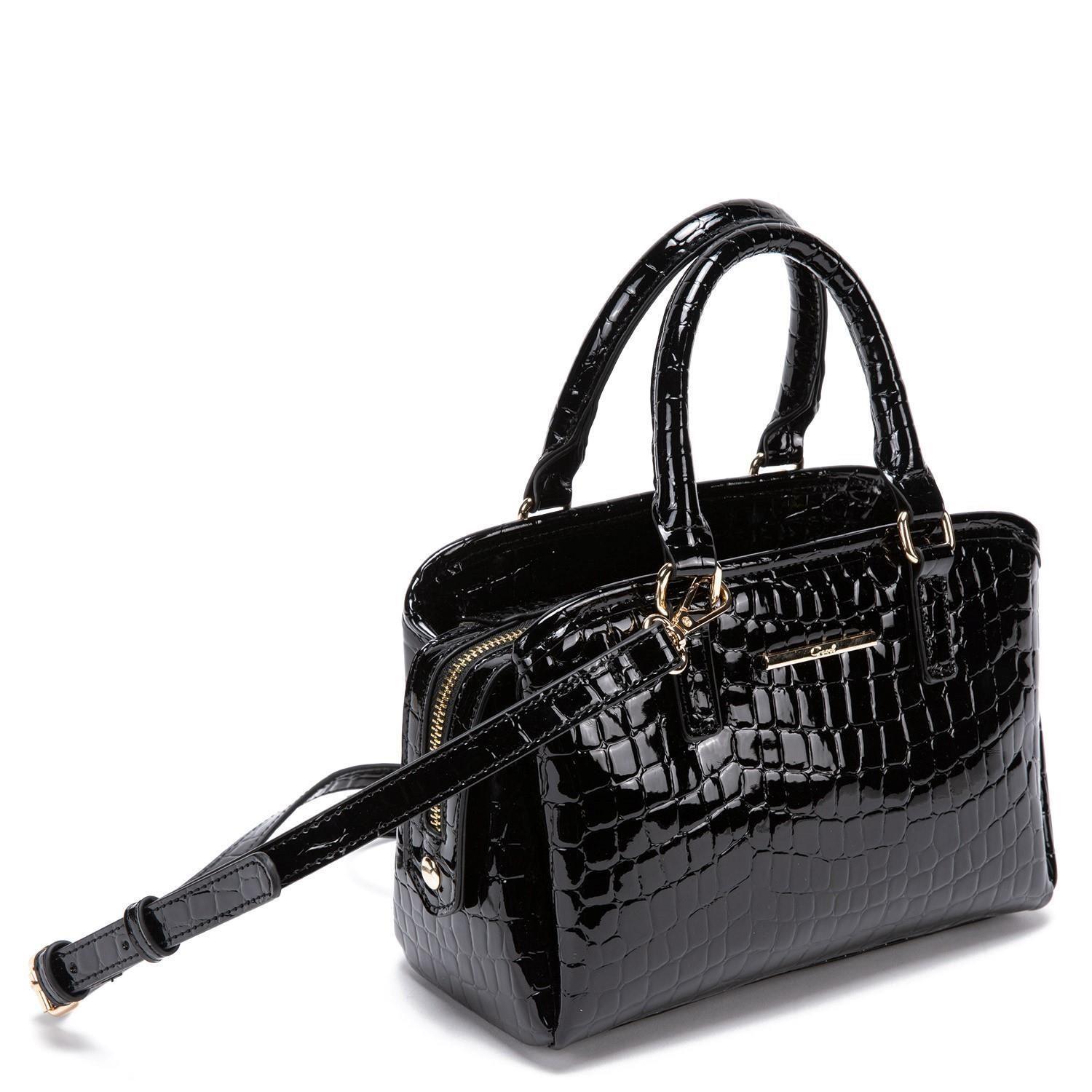 Cartera  Dos Asas Pequeña  Gacel  Negro  Car2863-2