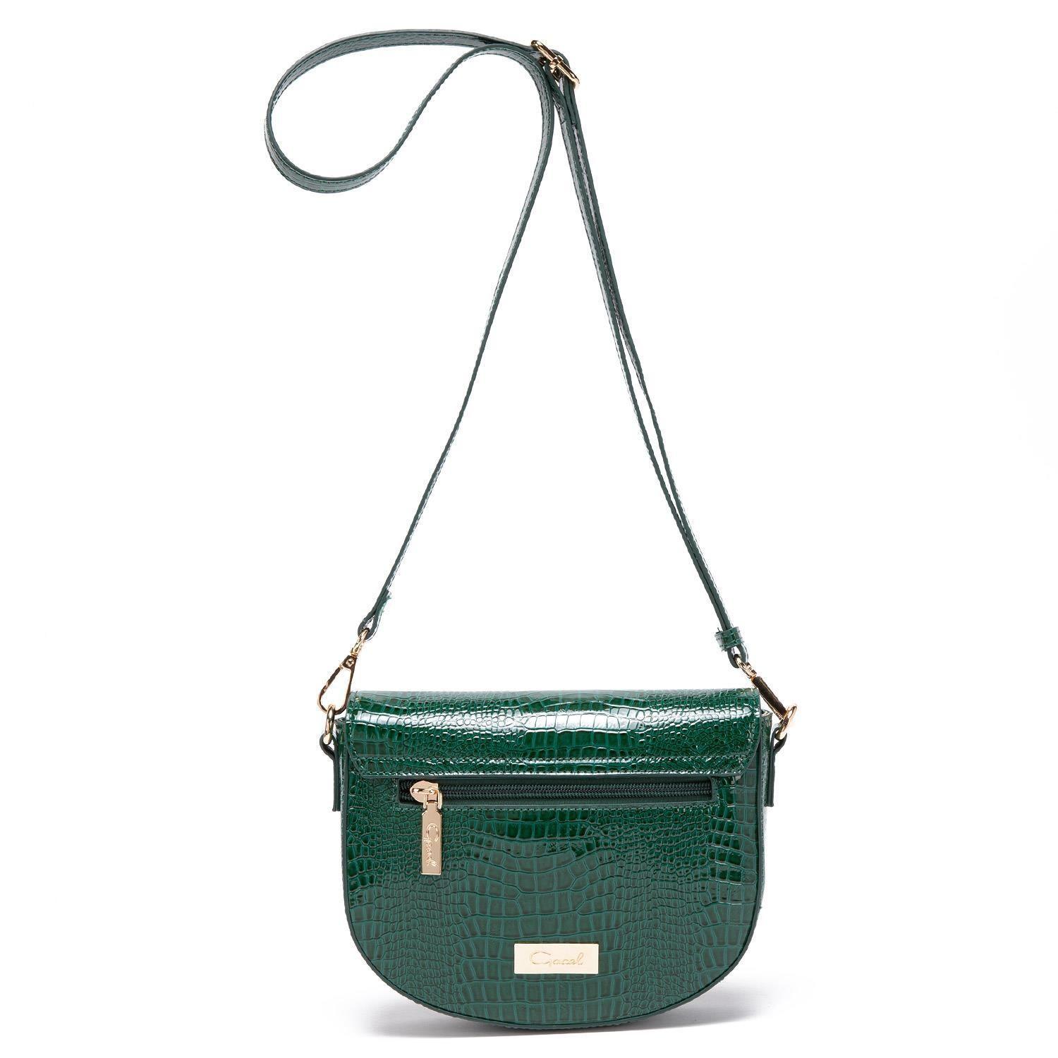 Cartera  Retro Con Tapa  Gacel  Verde Oscuro  Car2969-2