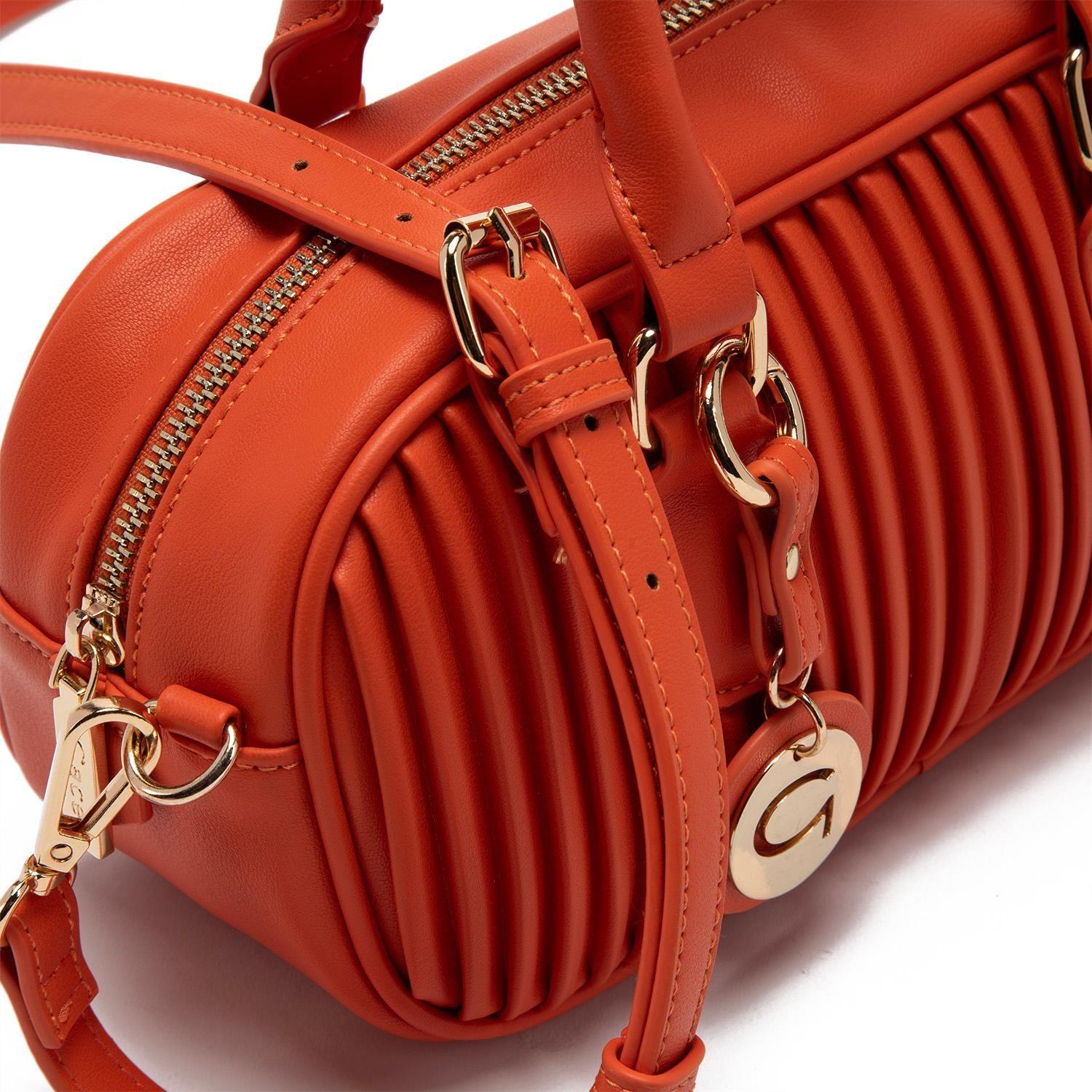 Cartera  Dos Asas Pequeña  Gacel  Naranjo  Car3353-3