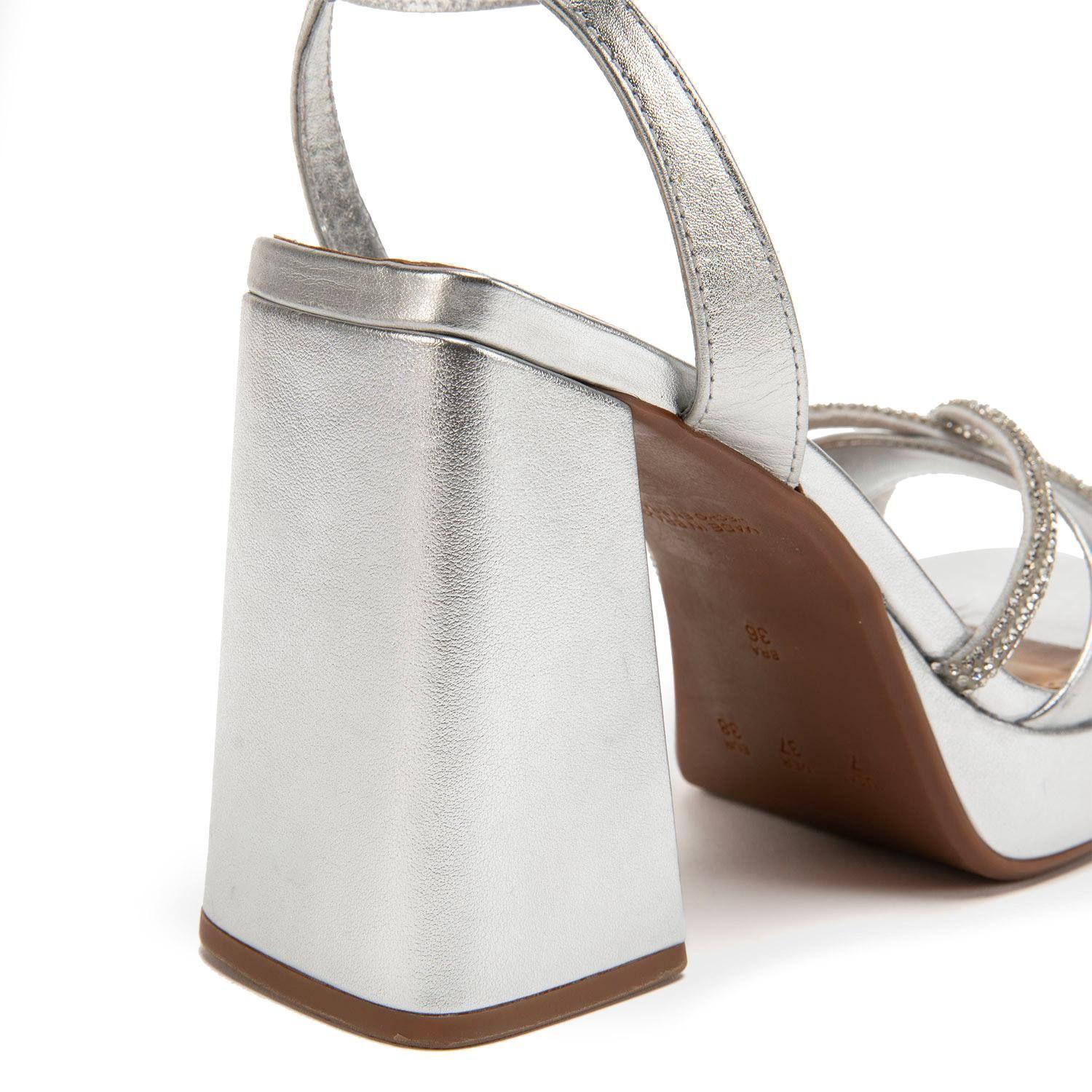 Sandalia  Athena  Gacel  Plateado  0659448-3