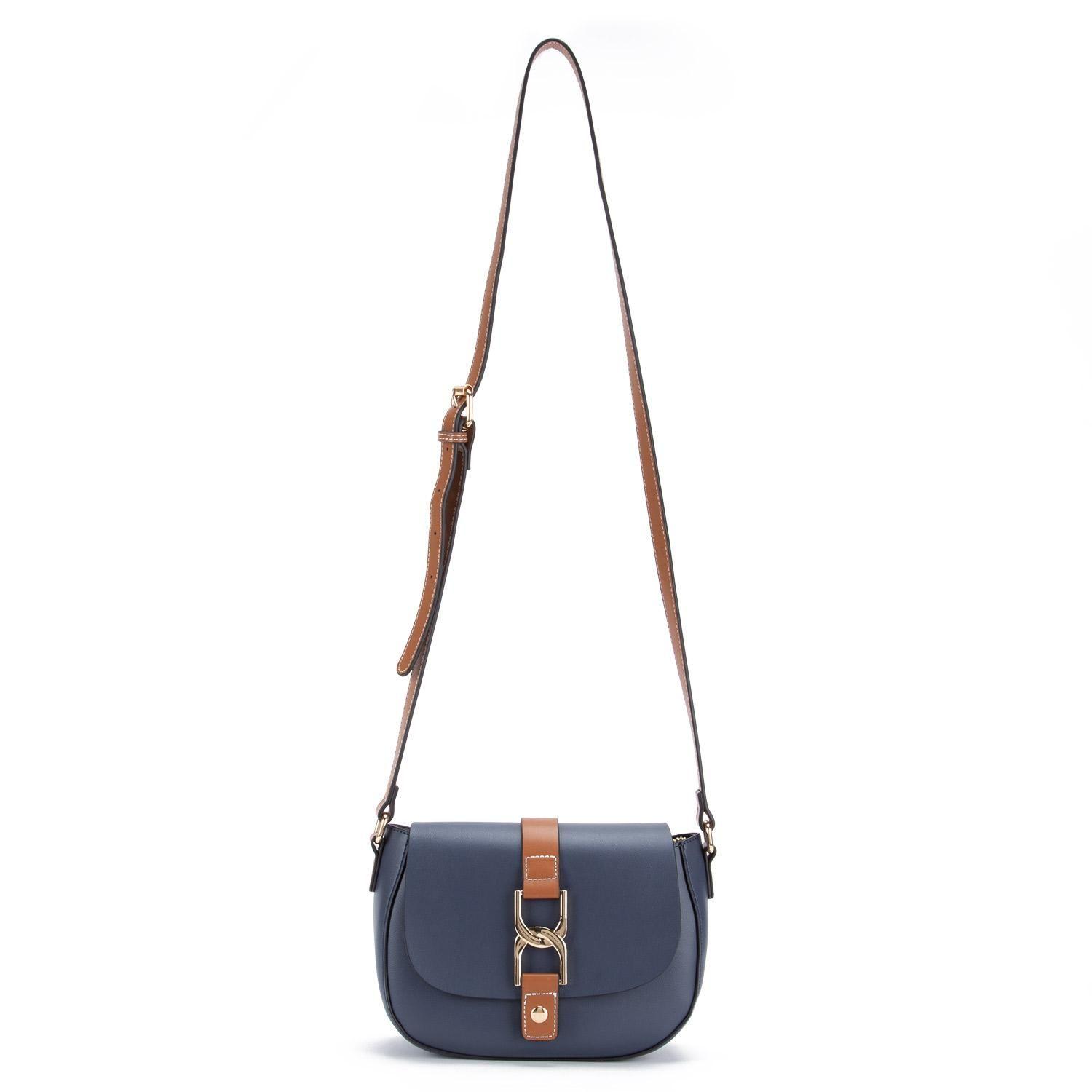 Cartera  Bandolera Grande  Gacel  Marino  Car3305-4