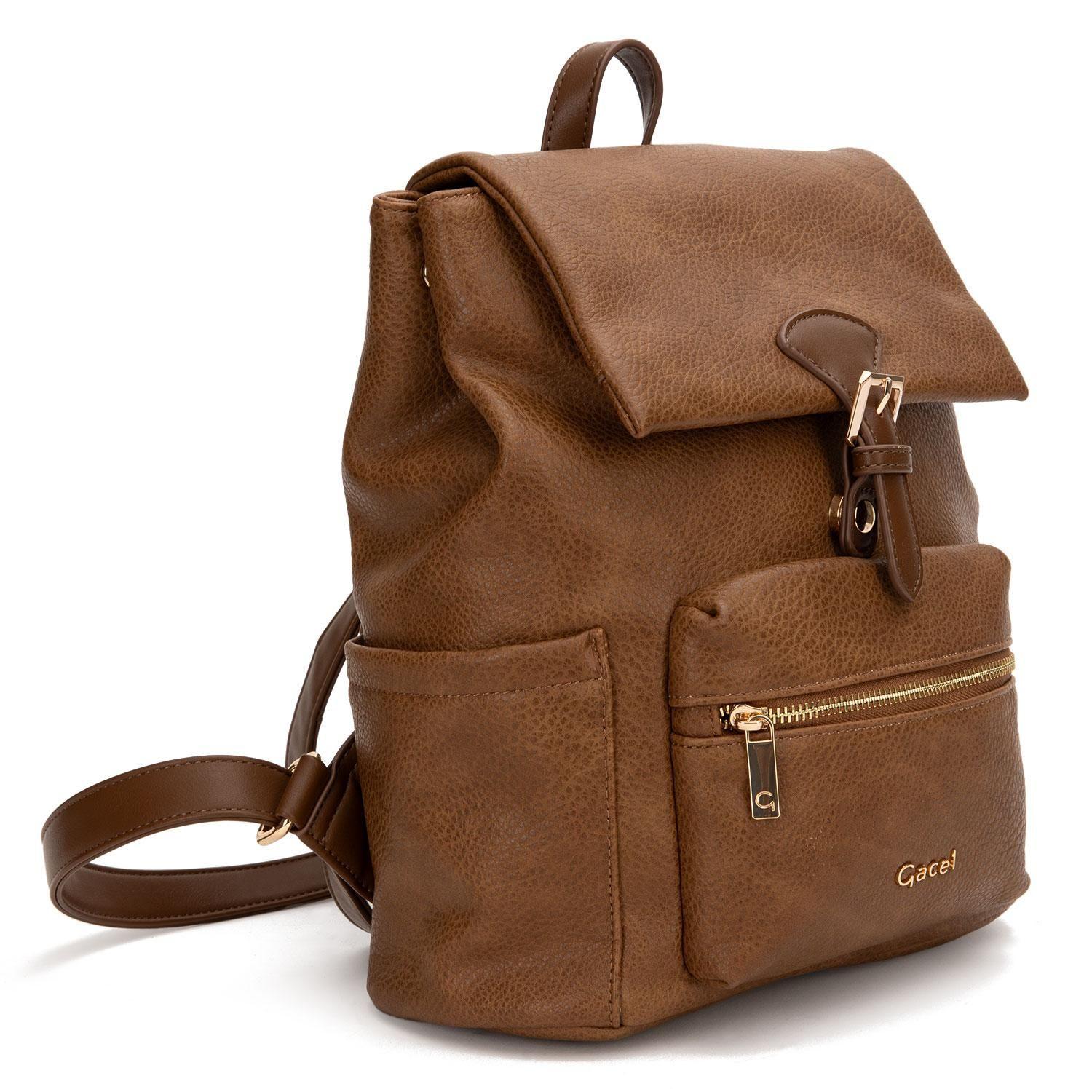 Mochila  Notebook  Gacel  Tostado  Car3521-2