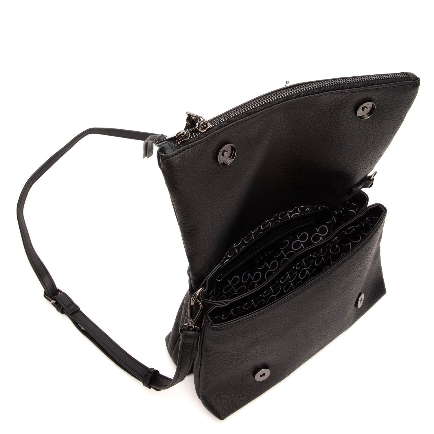 Cartera  Bandolera Grande  Gacel  Negro  Car3406-6