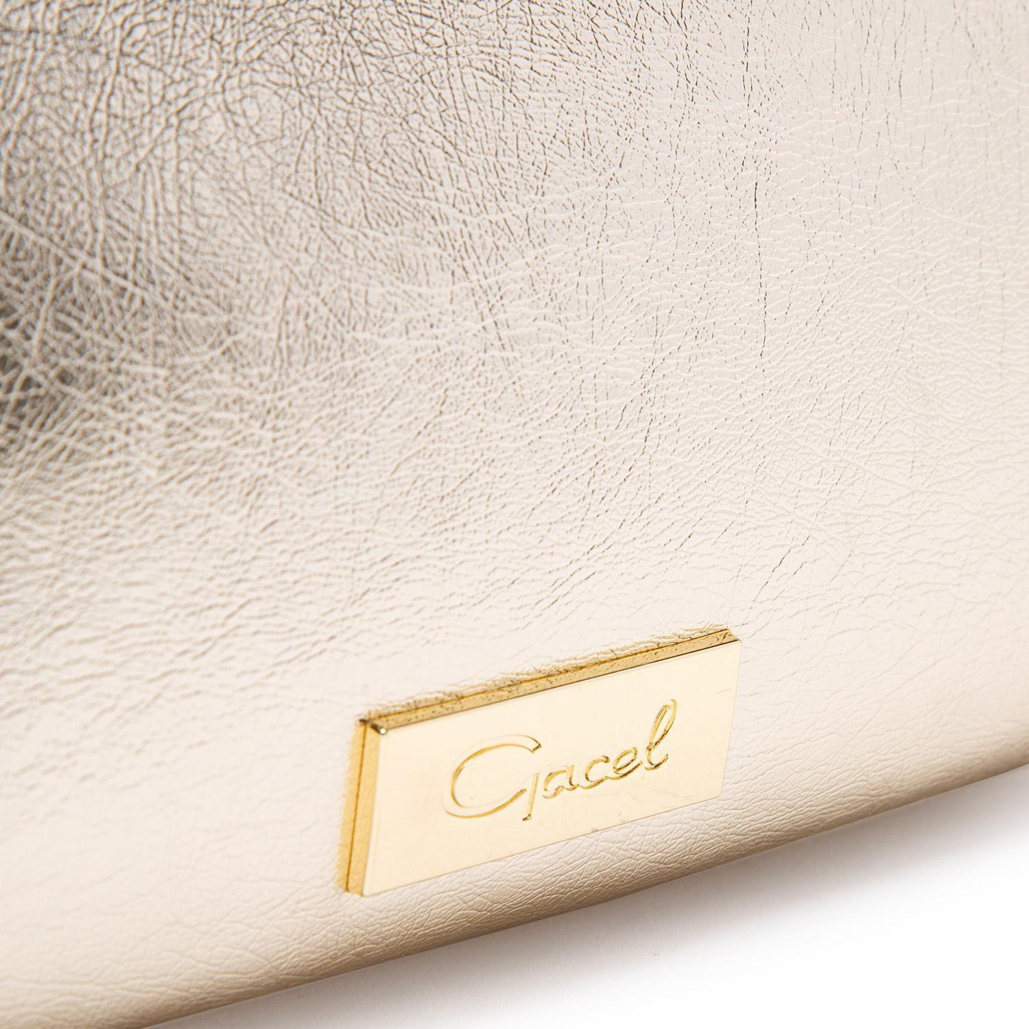 Cartera  Bandolera Pequeña  Gacel  Dorado  Car2988-3