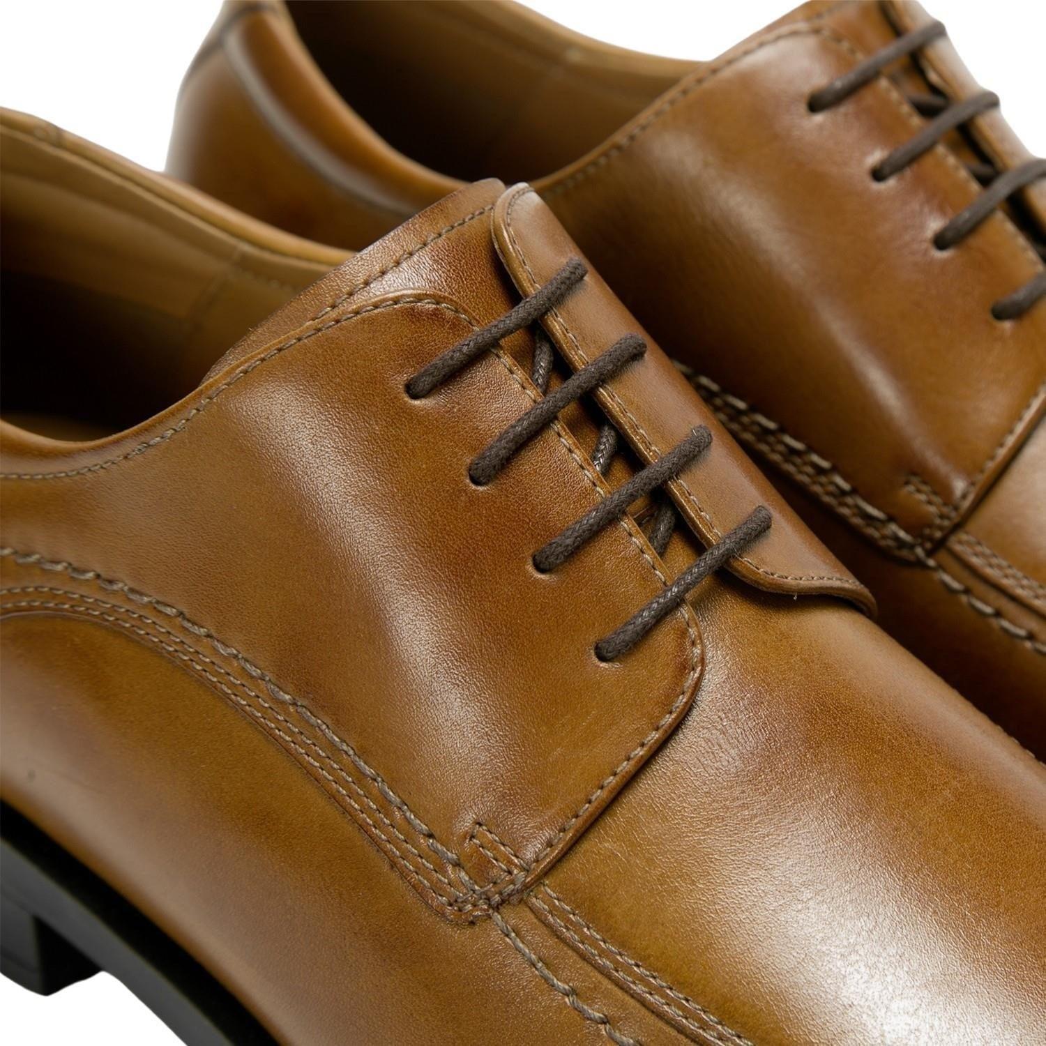 Zapato de cuero hombre Guante camel Firenze-3