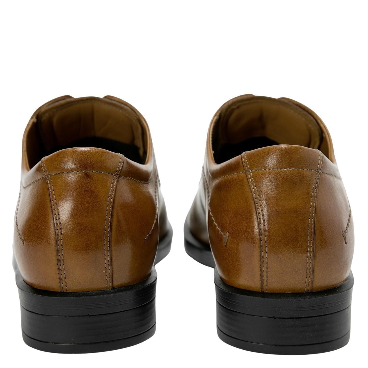 Zapato de cuero hombre Guante camel Firenze-4