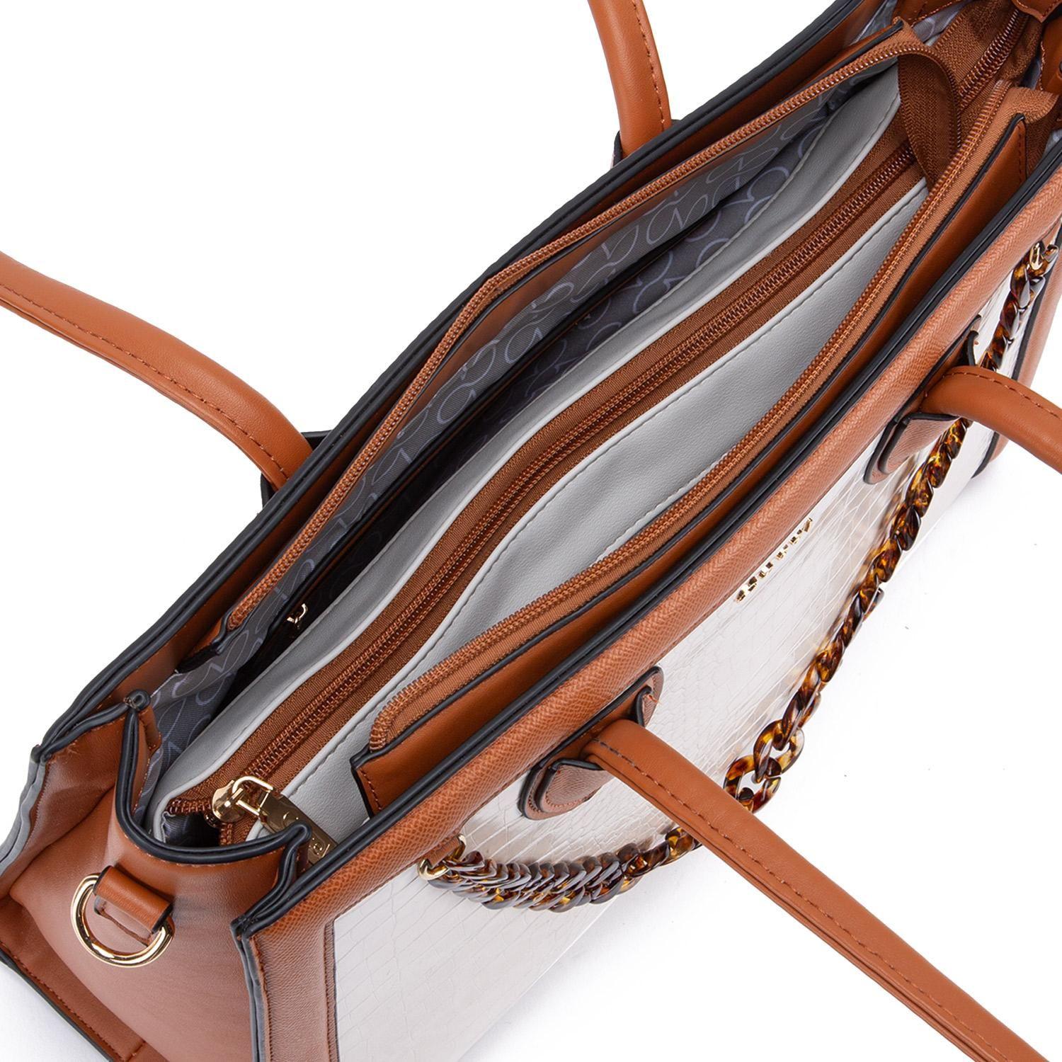 Cartera  Dos Asas Grande  Gacel  Off White  Car3329-5