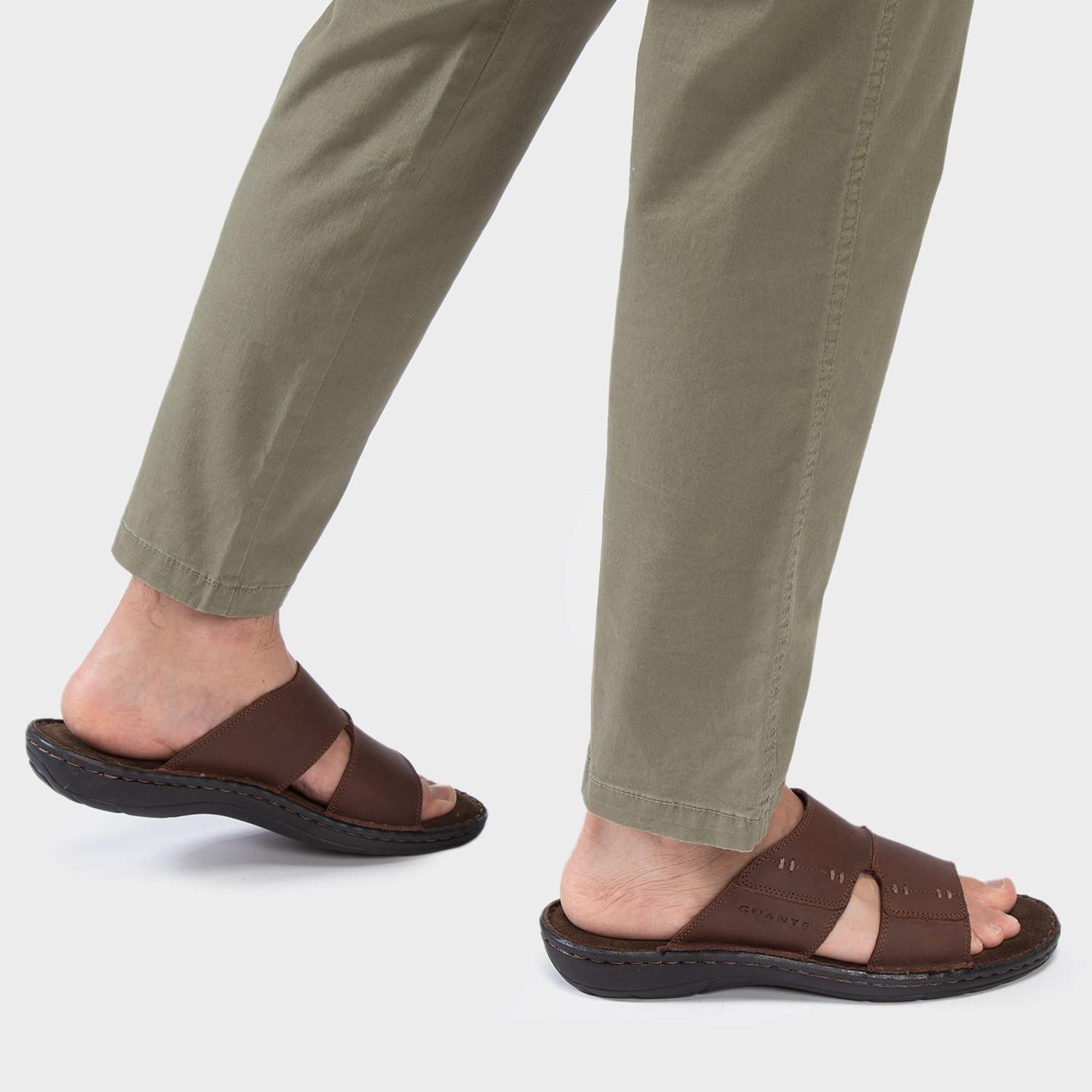 Sandalia Semi Abierta  C1  Guante  Chocolate  0033314-1