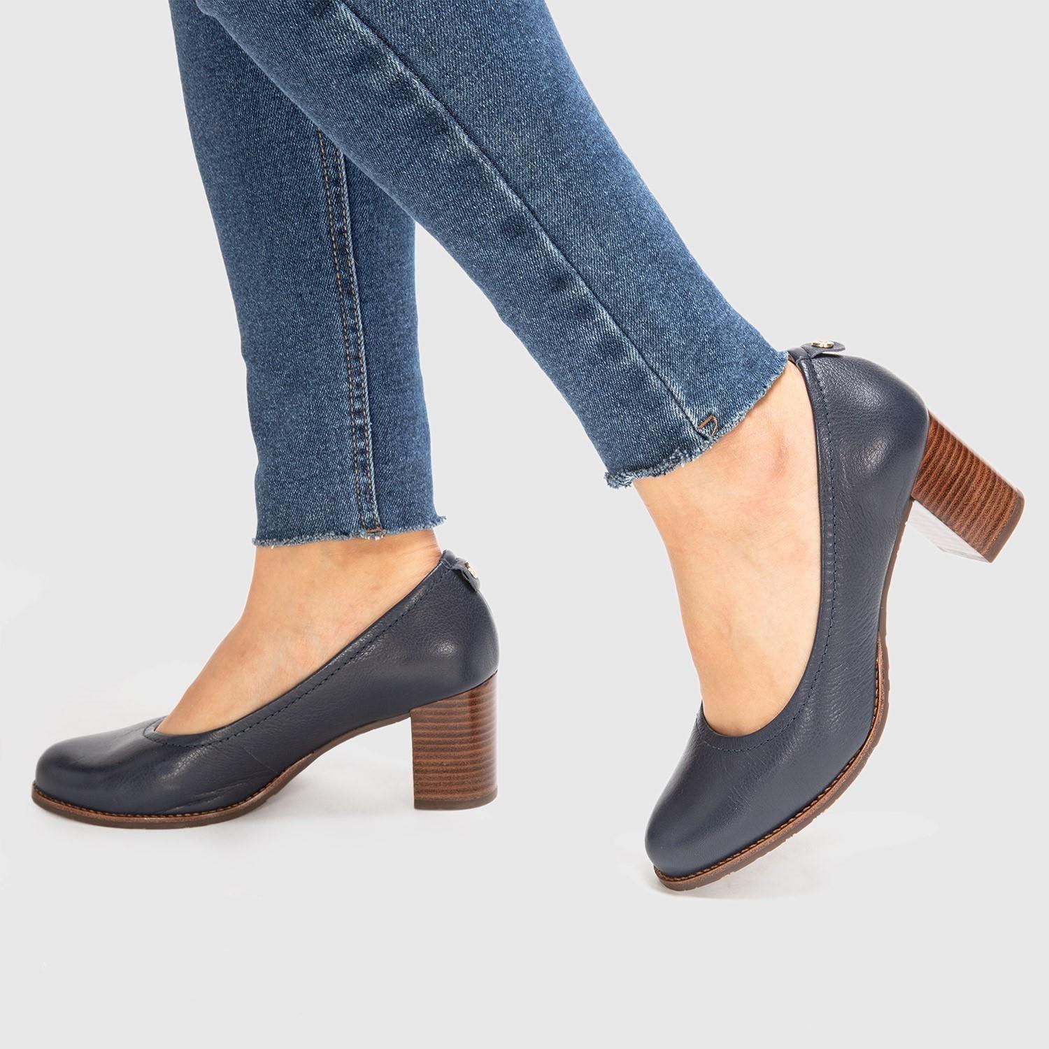 Zapato  Elvira  Gacel  Marino  0658730-1