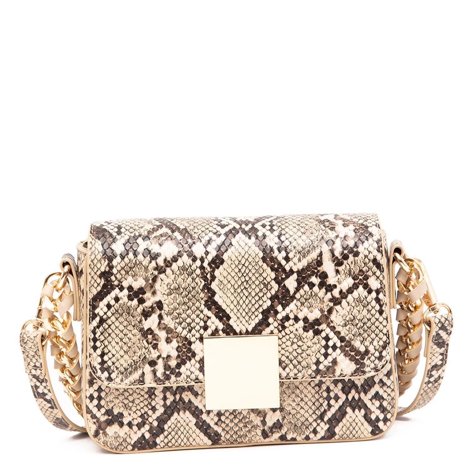 Cartera  Retro Con Tapa  Gacel  Off White  Car3536-2