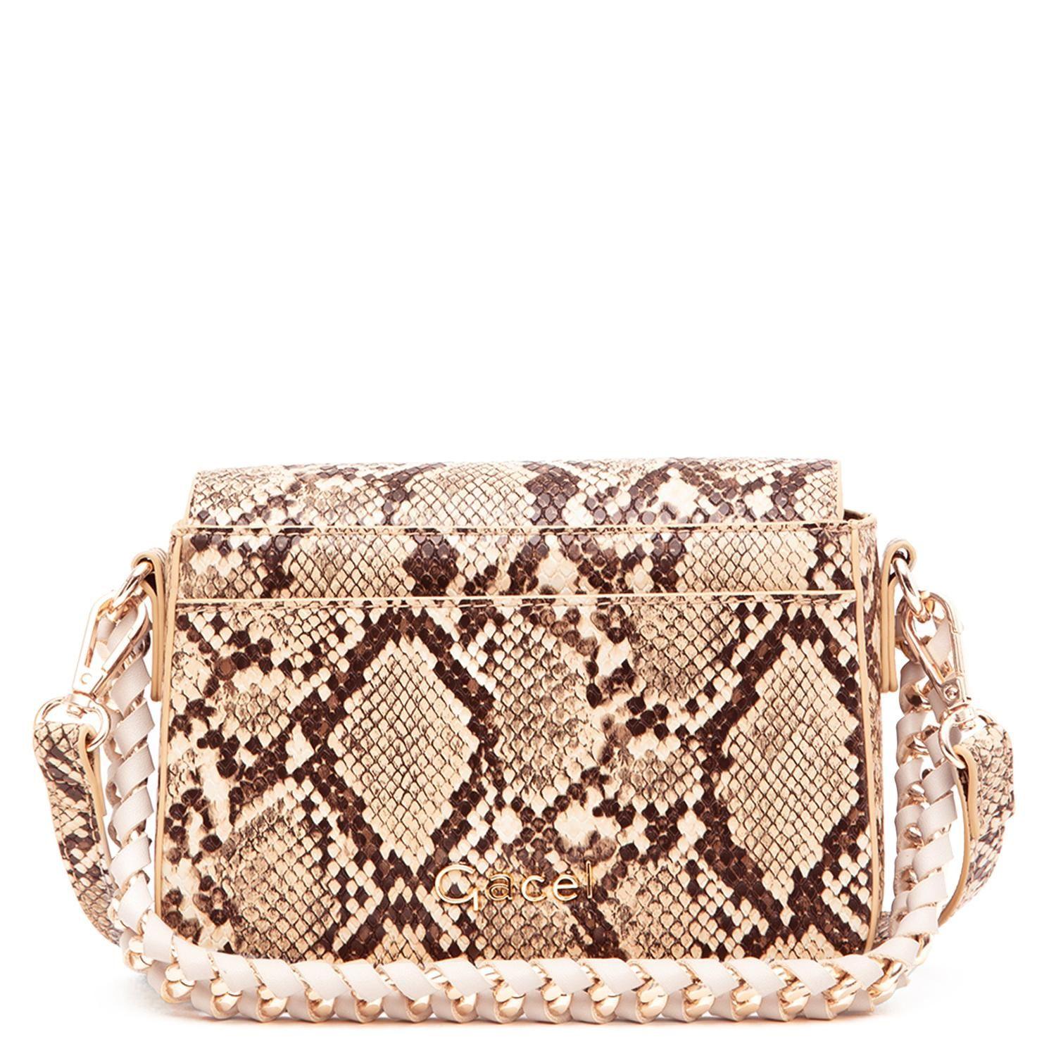 Cartera  Retro Con Tapa  Gacel  Off White  Car3536-4