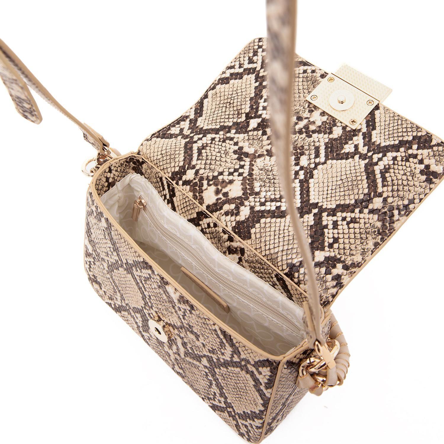 Cartera  Retro Con Tapa  Gacel  Off White  Car3536-6