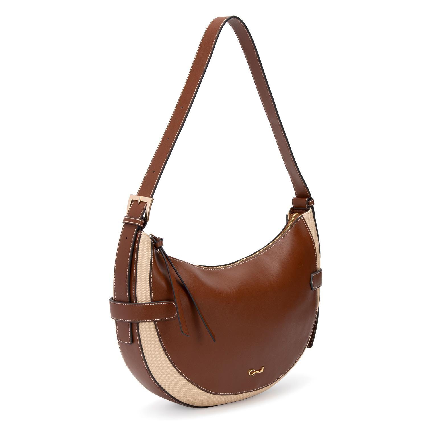 Cartera  Oval  Gacel  Tostado  Car3062-2