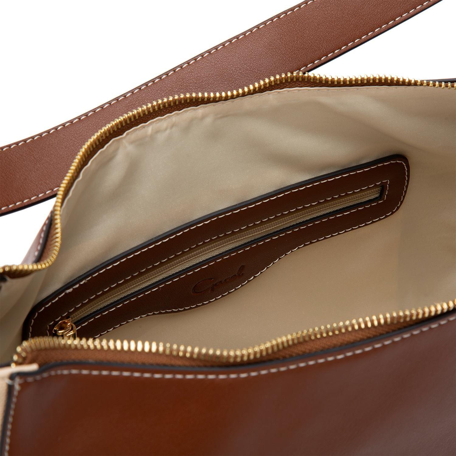 Cartera  Oval  Gacel  Tostado  Car3062-4