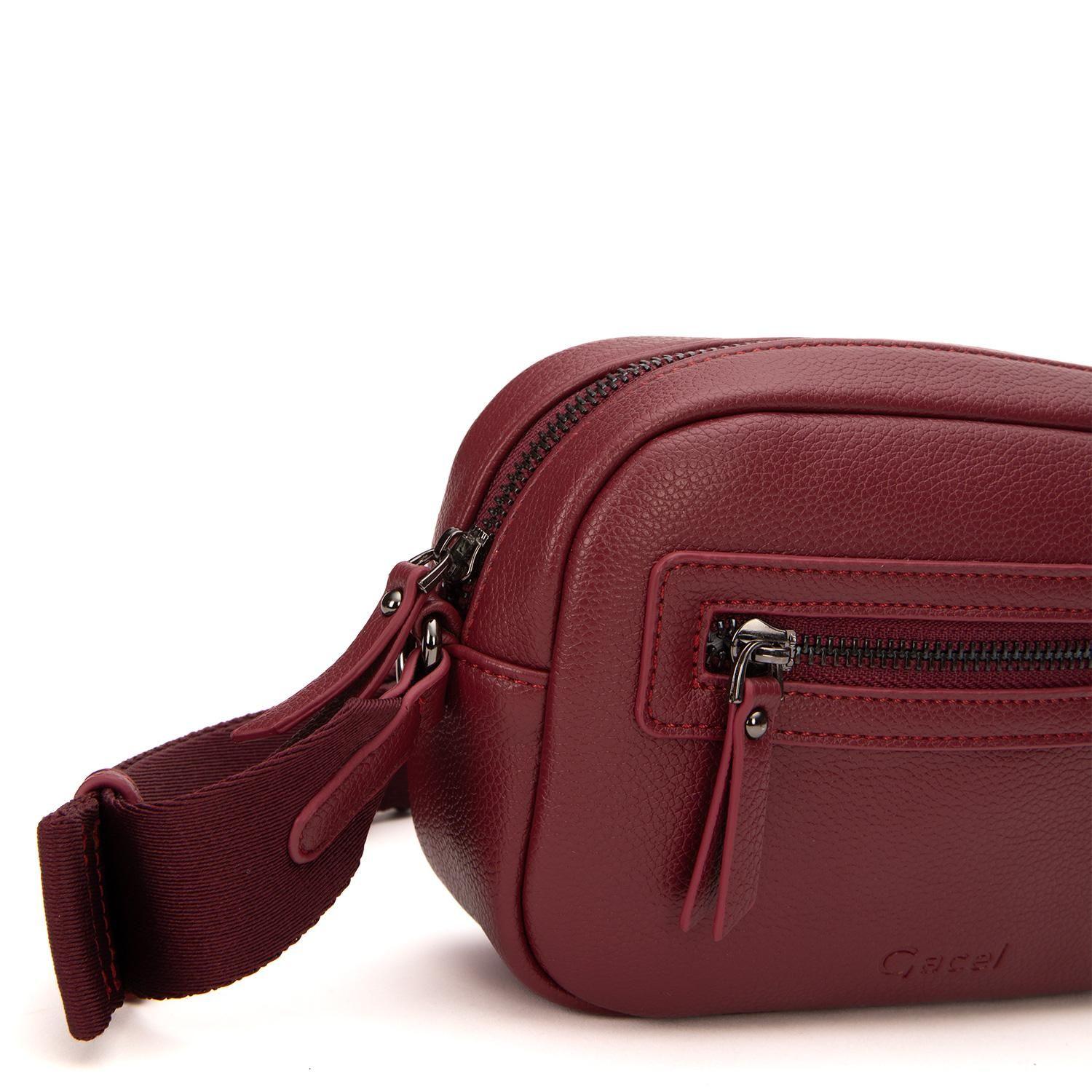 Cartera  Bandolera Pequeña  Gacel  Burdeo  Car3424-4