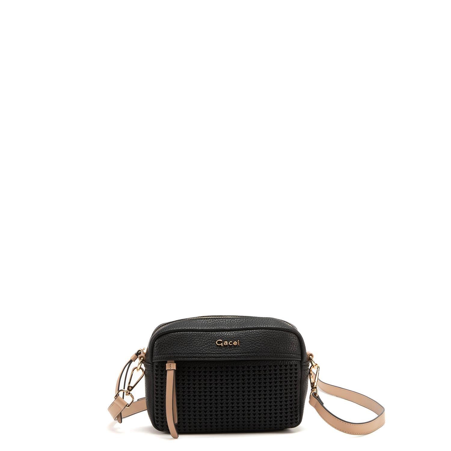 Cartera  Bandolera Grande  Gacel  Negro  Car2983-0