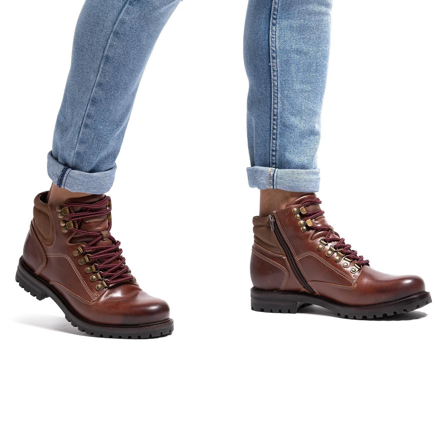 Botin  Estocolmo  Guante  Burdeo  0035459-1