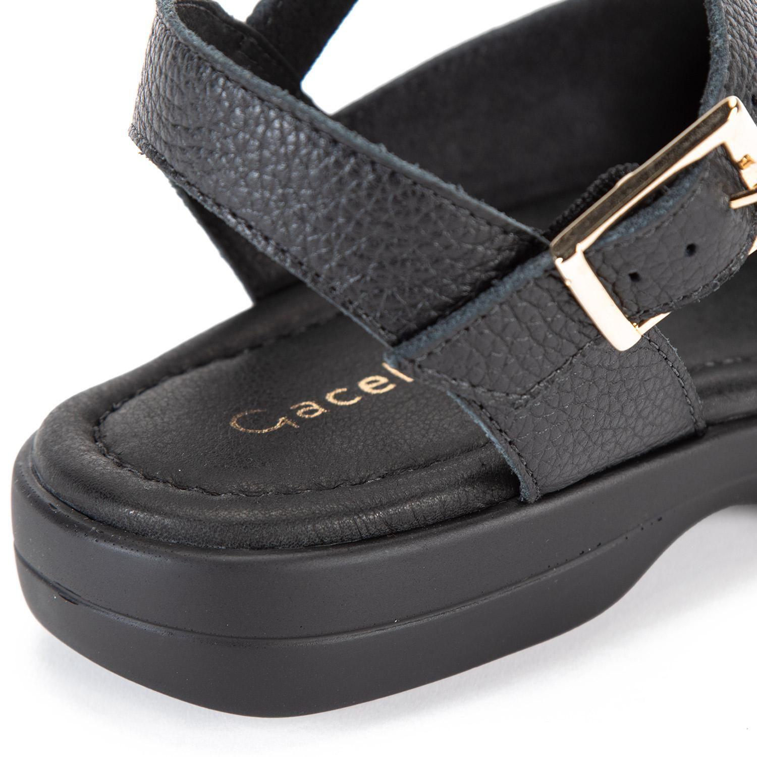 Sandalia  Arely  Gacel  Negro  0659801-3