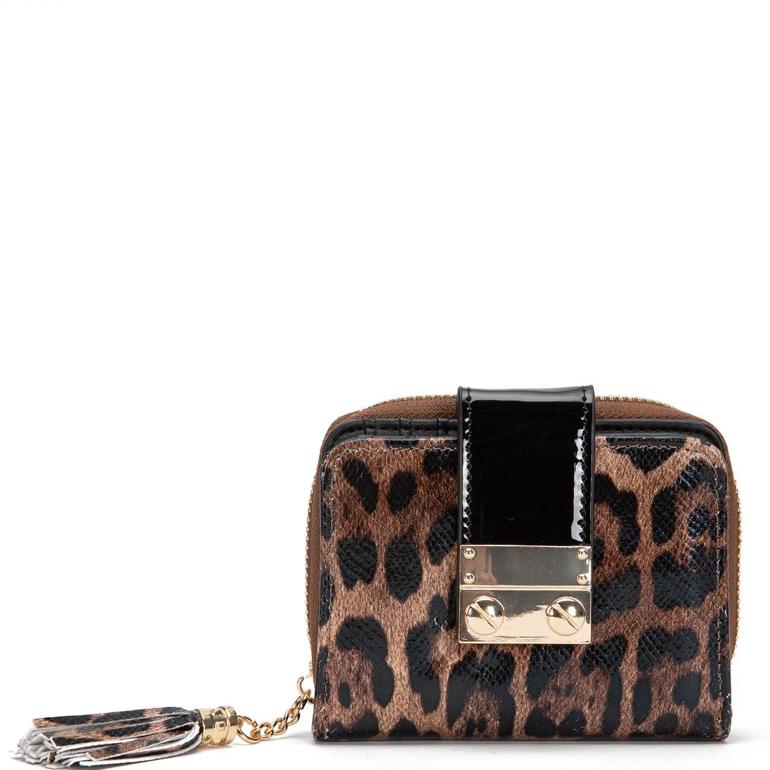 Billetera  Pequeña  Gacel  Leopardo  Bil0449-2