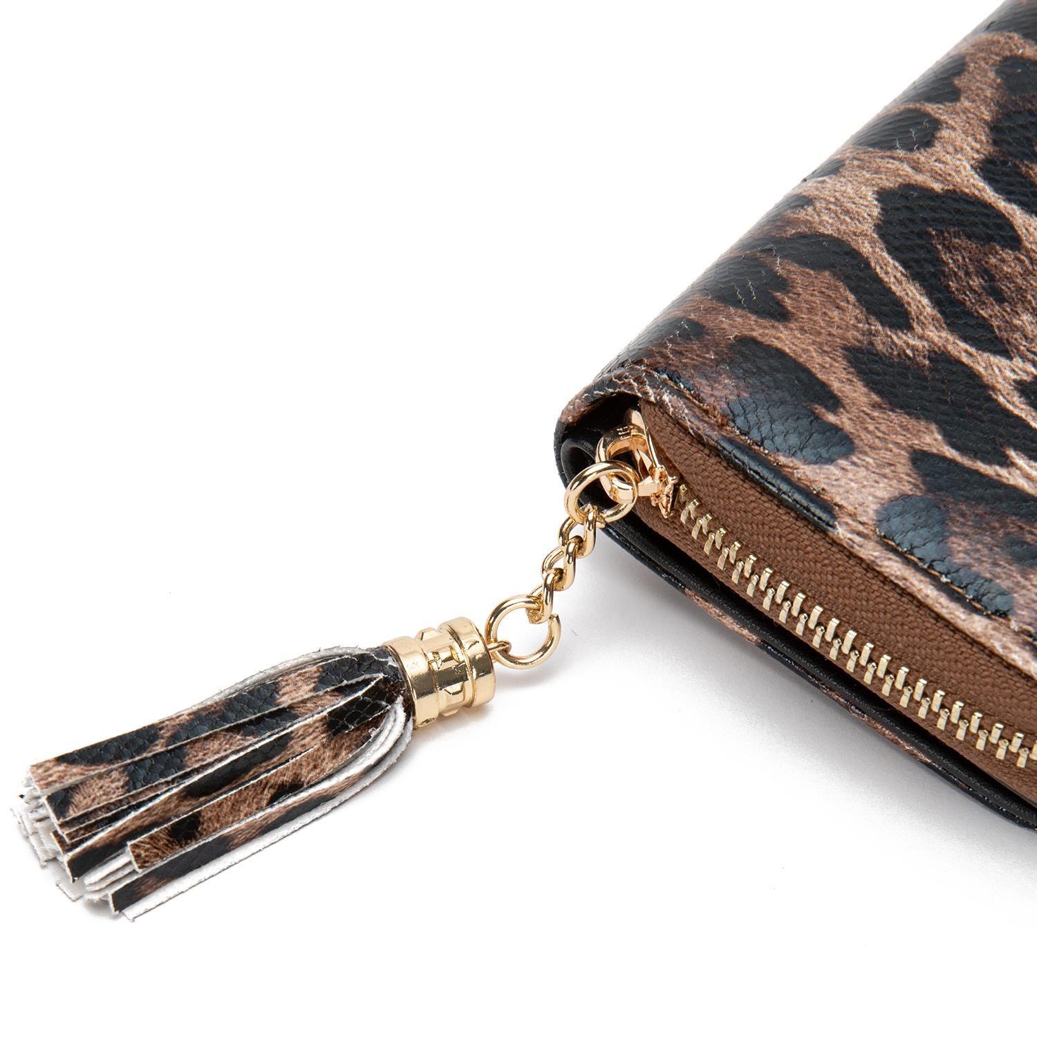 Billetera  Pequeña  Gacel  Leopardo  Bil0449-4