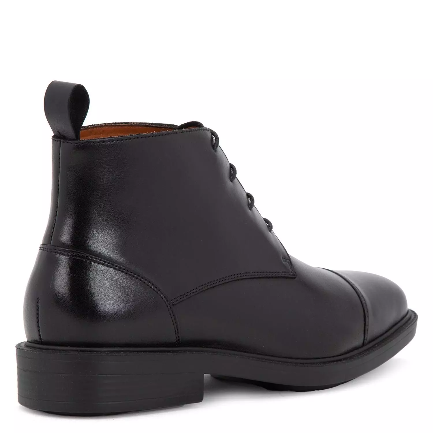 Botin de cuero hombre Guante negro Boston-3