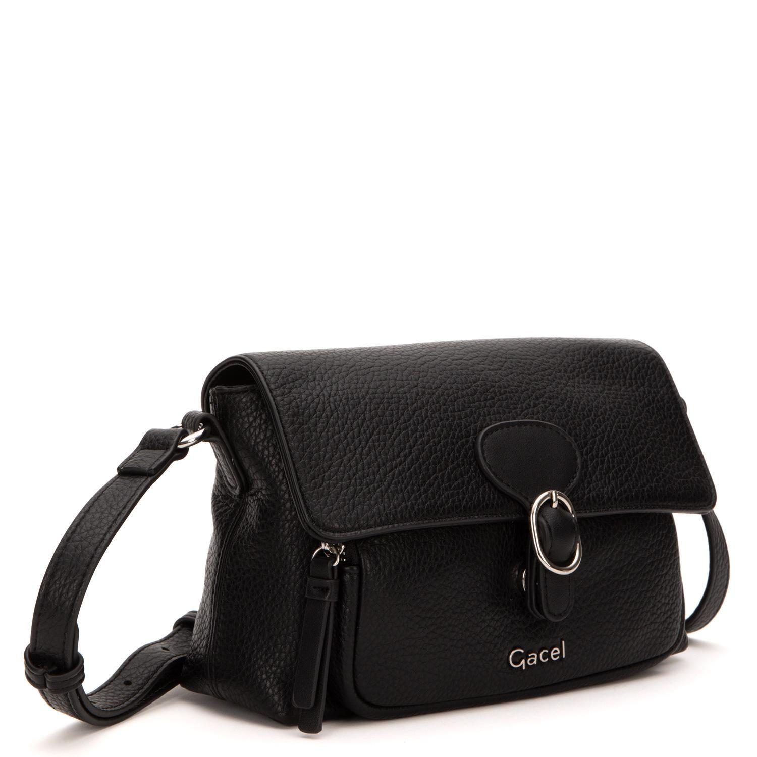 Cartera  Bandolera Grande  Gacel  Negro  Car3442-2