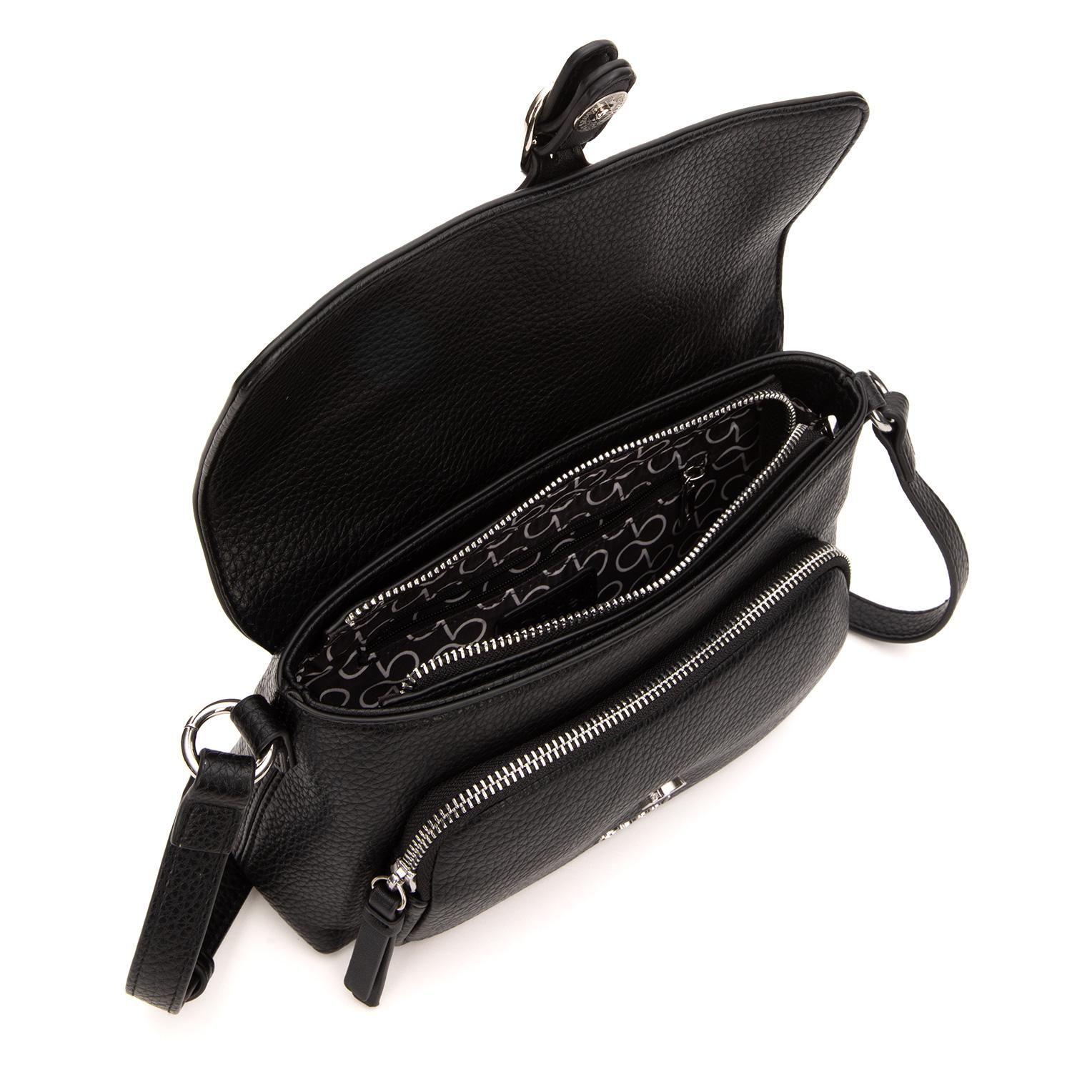 Cartera  Bandolera Grande  Gacel  Negro  Car3442-5