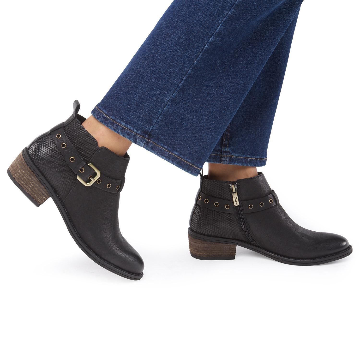 Bootie  Gina  Gacel  Negro  0660407-1