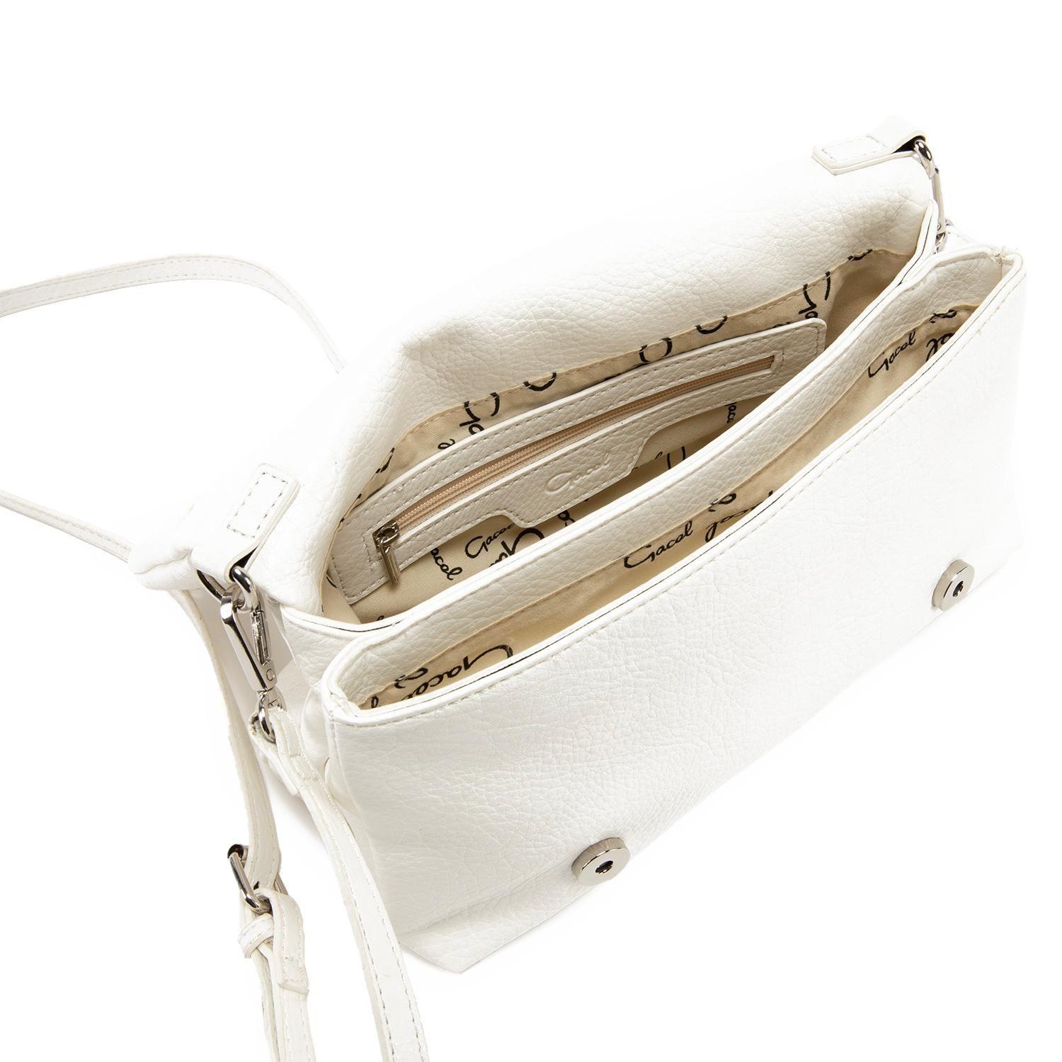Cartera  Bando Gran  Gacel  Blanco  Car3015-4