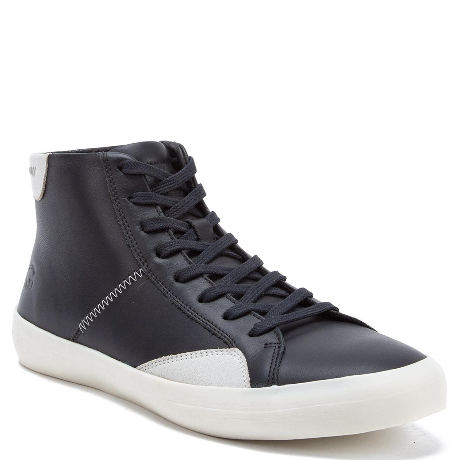 Zapatilla Caña Alta de cuero hombre Guante negro Rocha-2