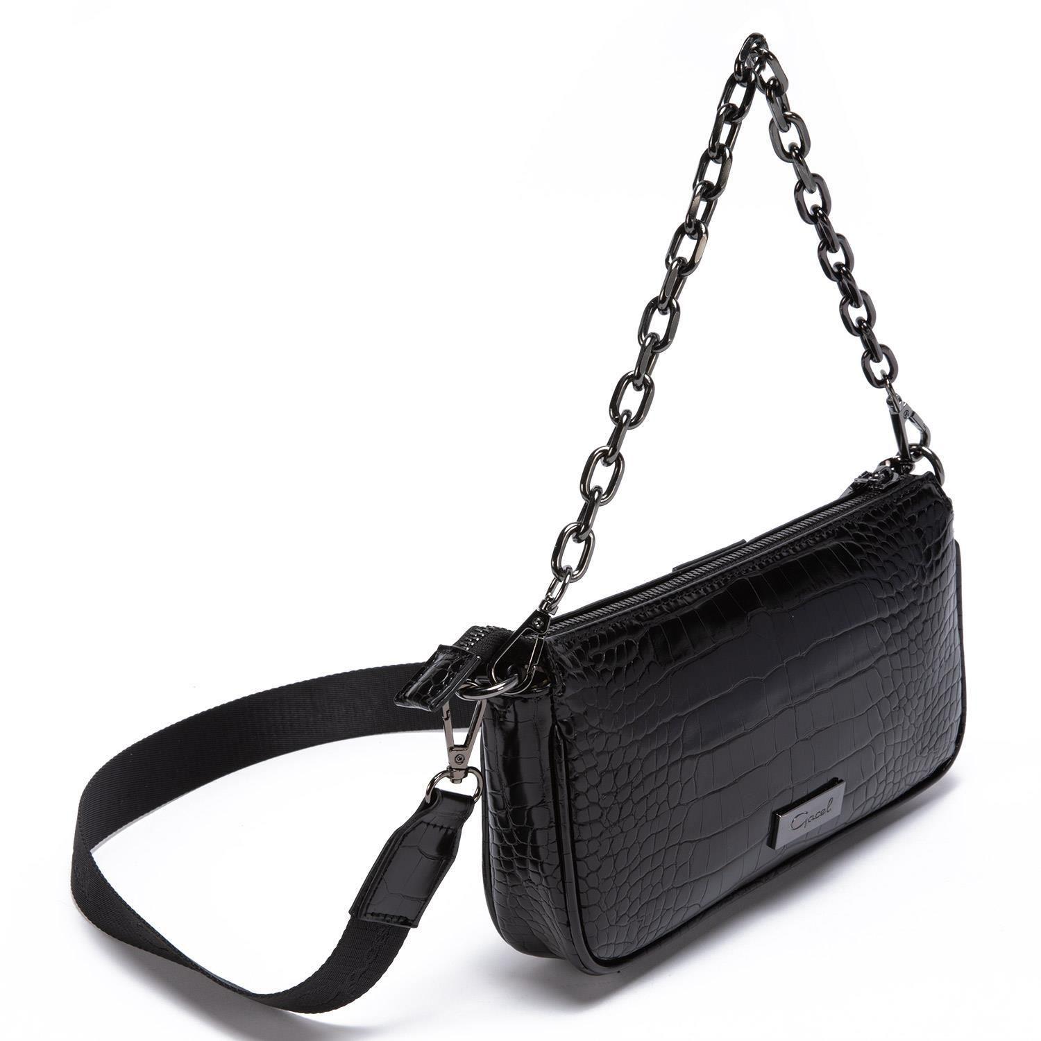 Cartera  Bandolera Grande  Gacel  Negro  Car2957-2