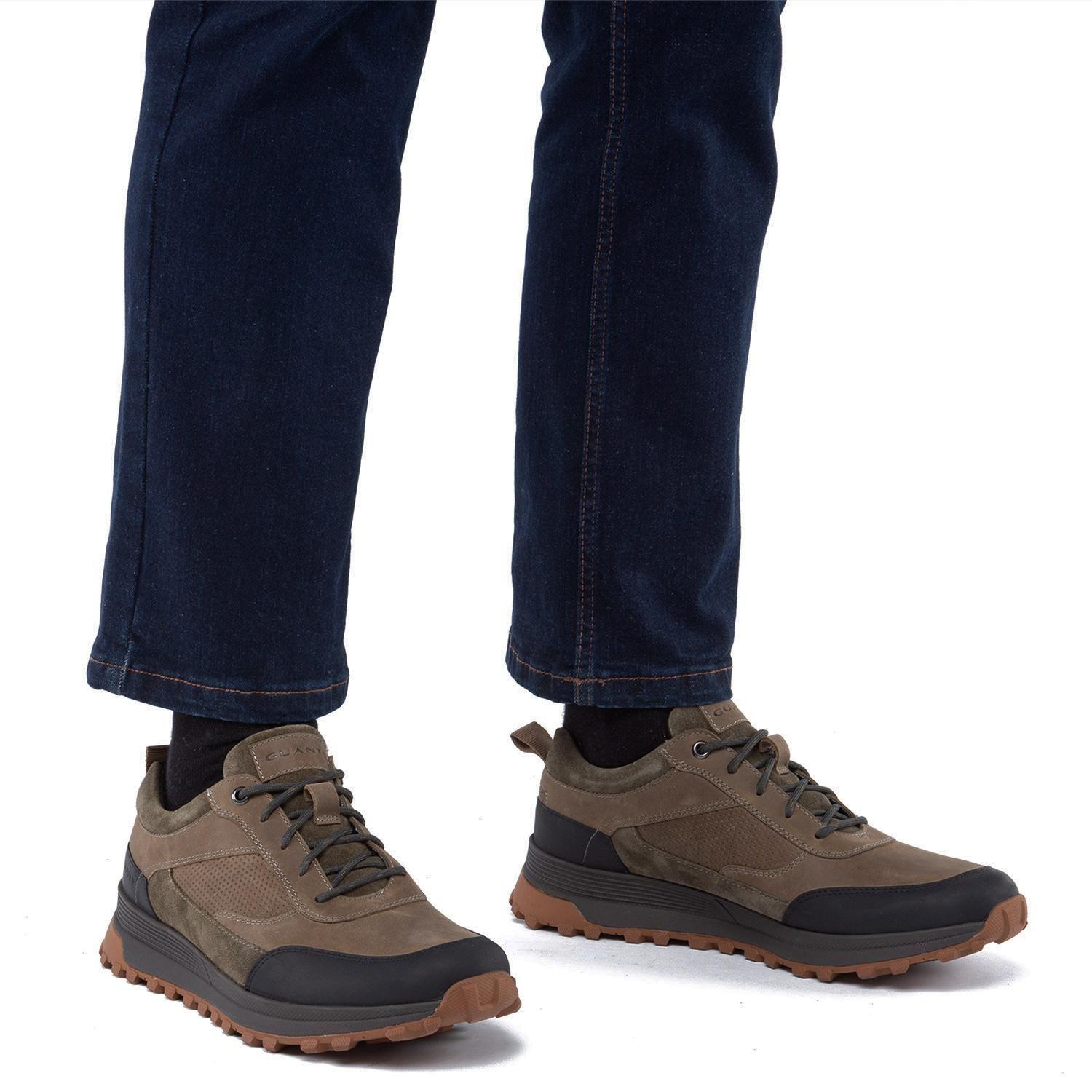 Zapato  Edmod  Guante  Olivo  0035900-1