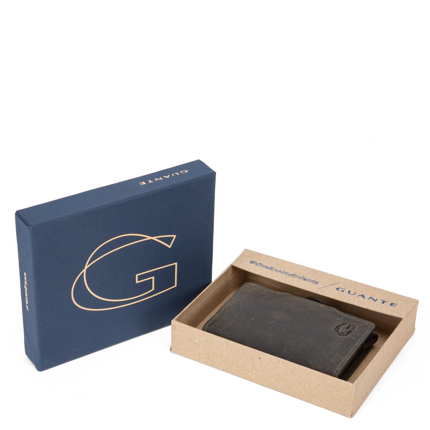 Billetera  Tarje Meta  Guante  Olivo  Bi471-5