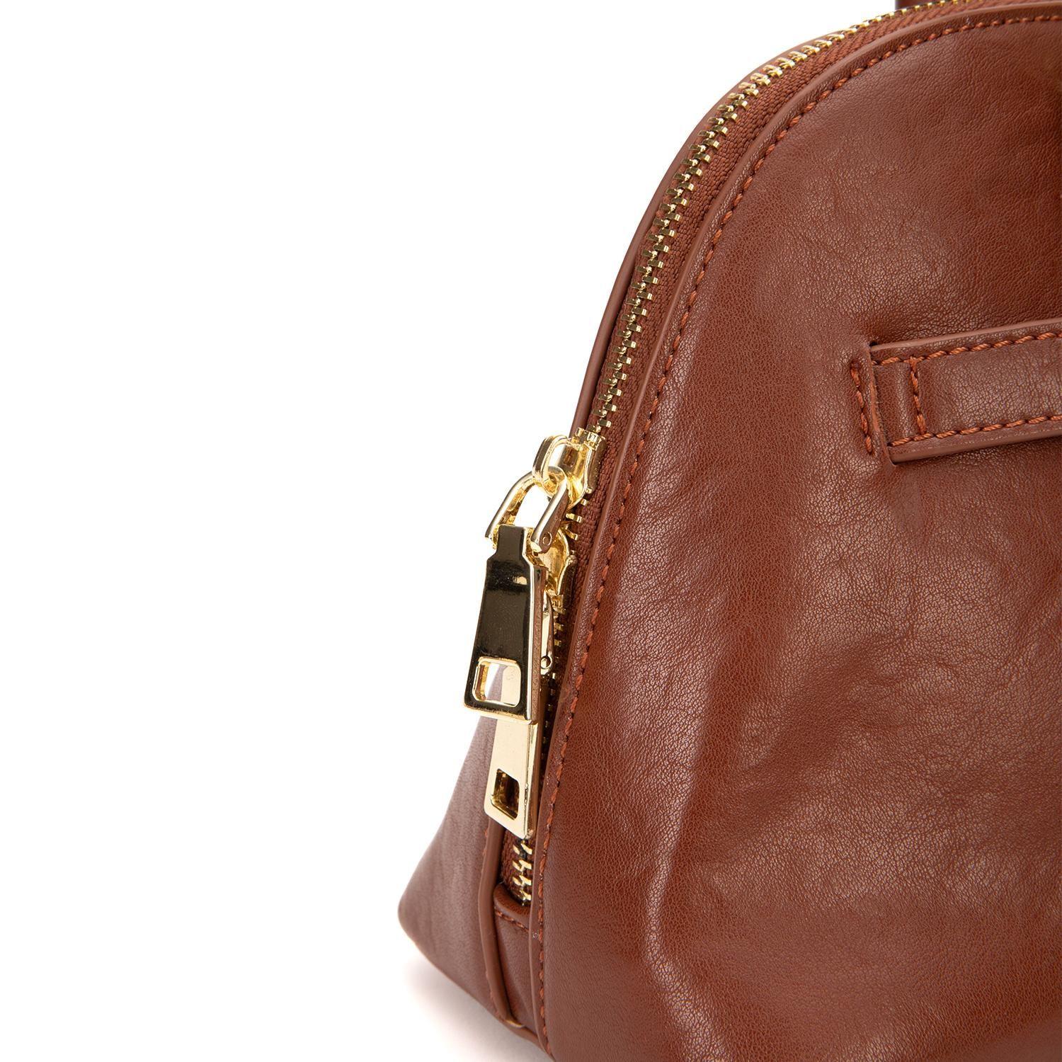 Cartera  Dos Asas Pequeña  Gacel  Tostado  Car3461-5