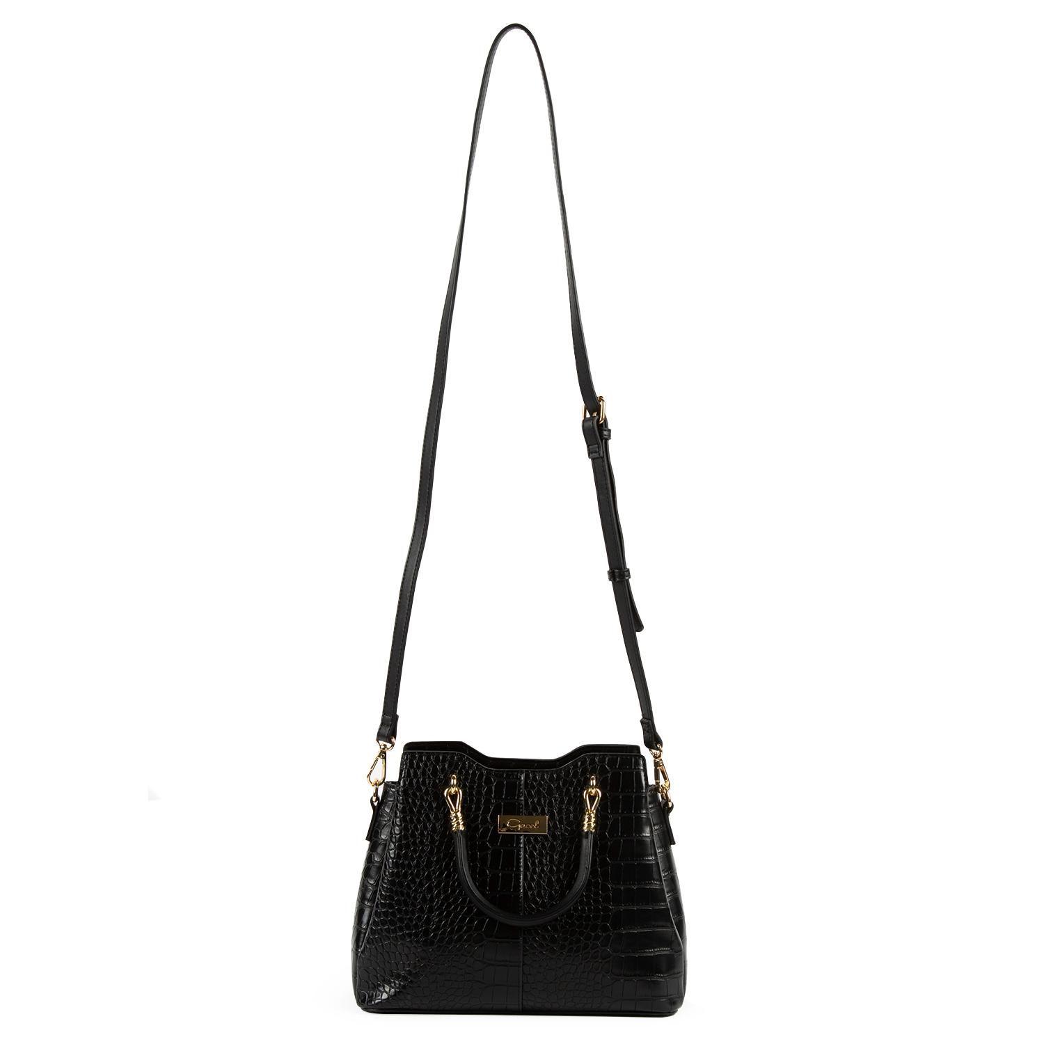 Cartera  Dos Asas Pequeña  Gacel  Negro  Car3050-0