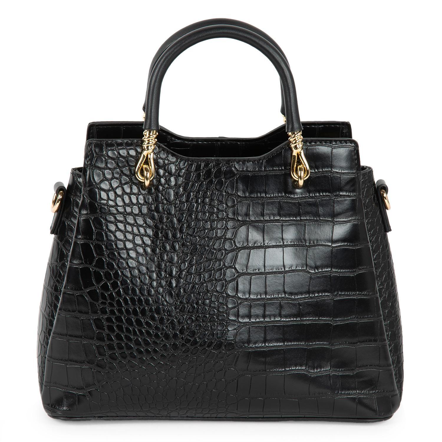Cartera  Dos Asas Pequeña  Gacel  Negro  Car3050-1