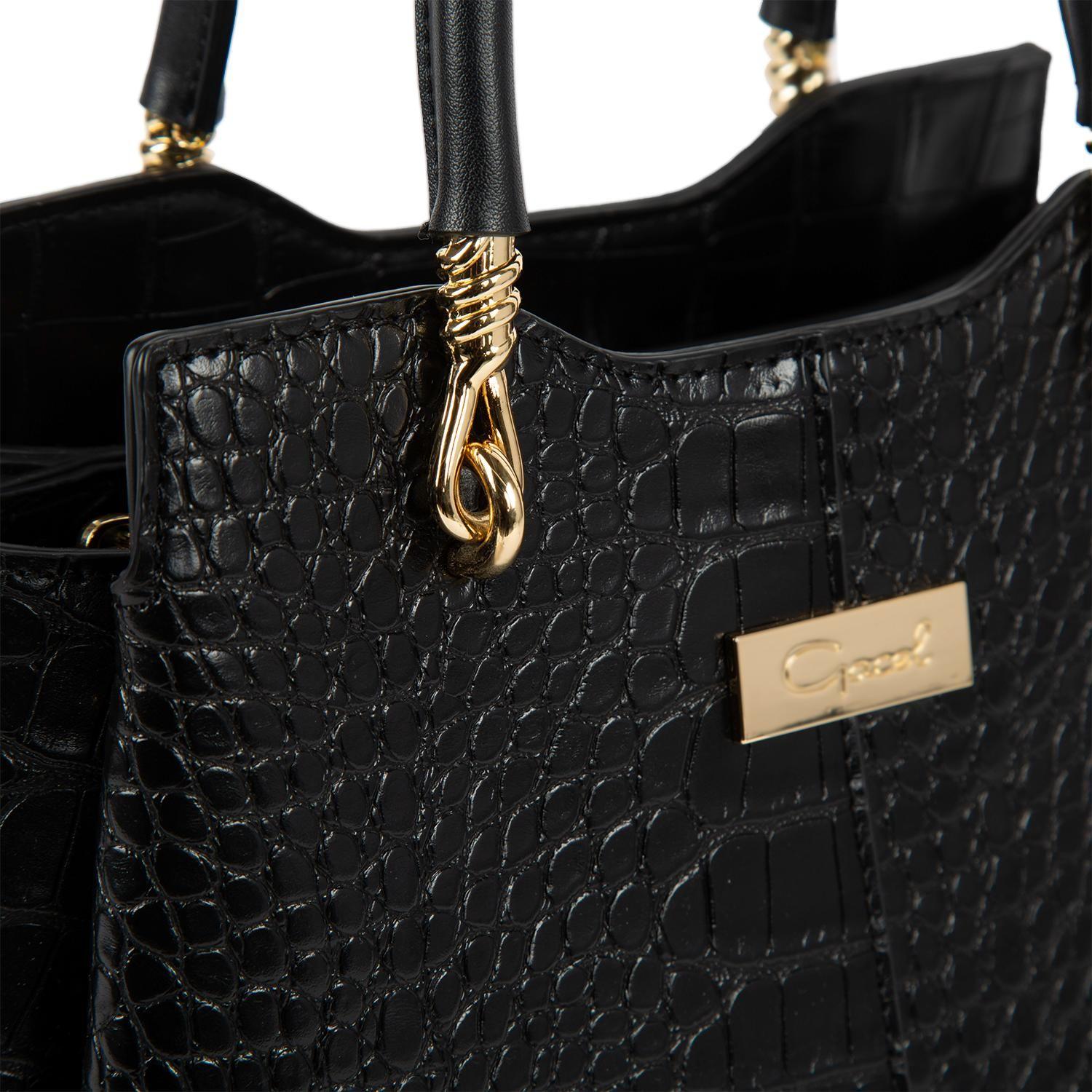 Cartera  Dos Asas Pequeña  Gacel  Negro  Car3050-3