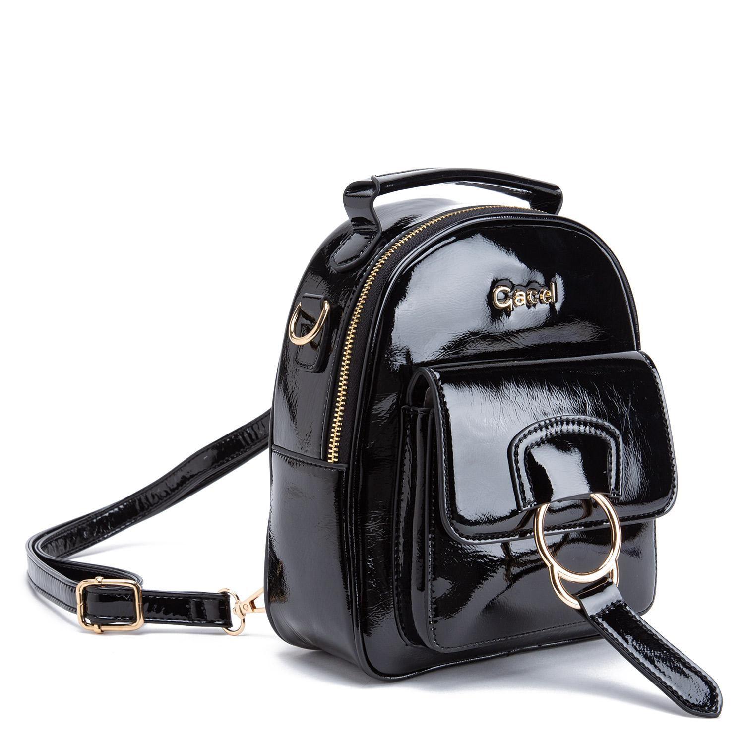 Mochila  Pequeña  Gacel  Negro  Car3381-2