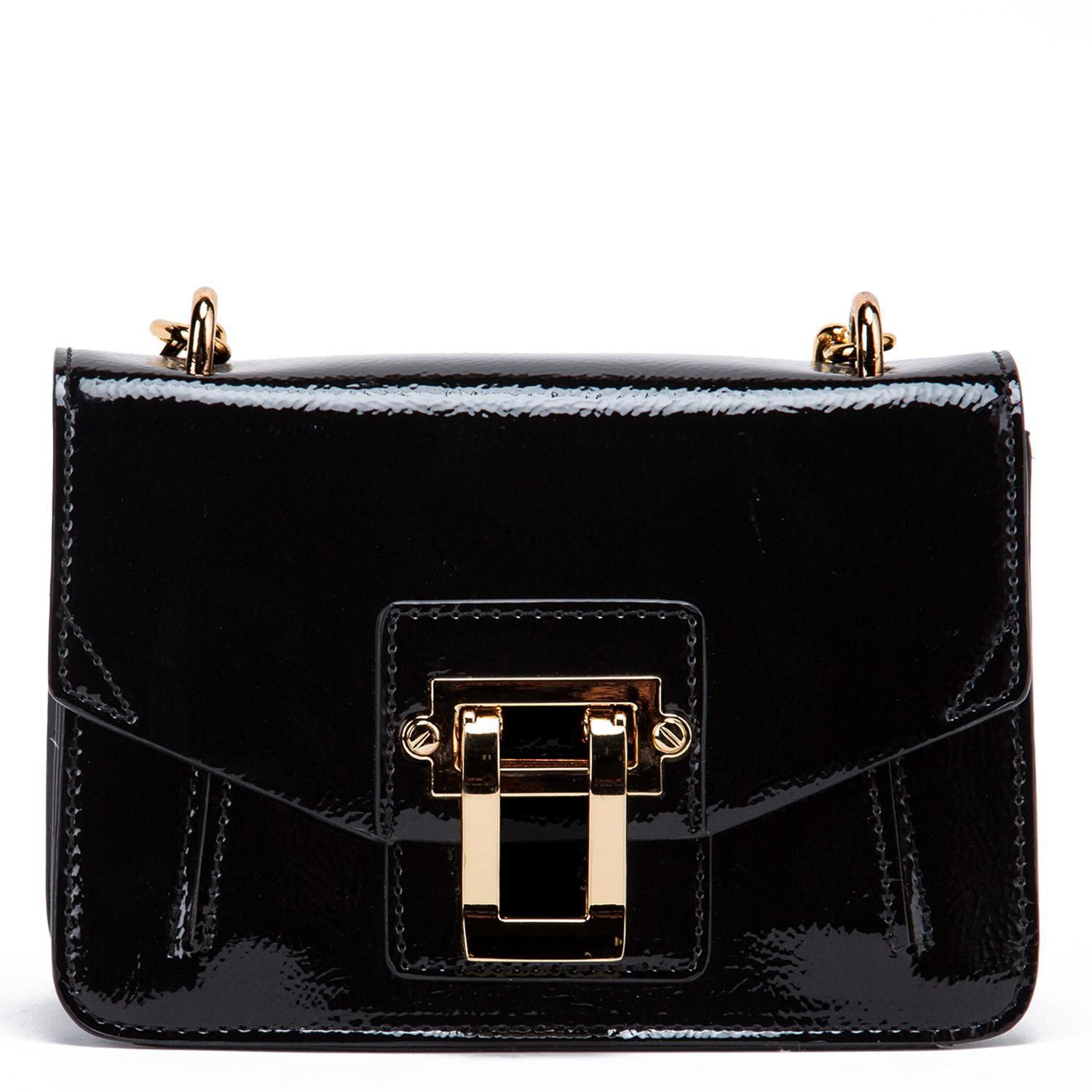 Cartera  Retro Con Tapa  Gacel  Negro  Car3066-1