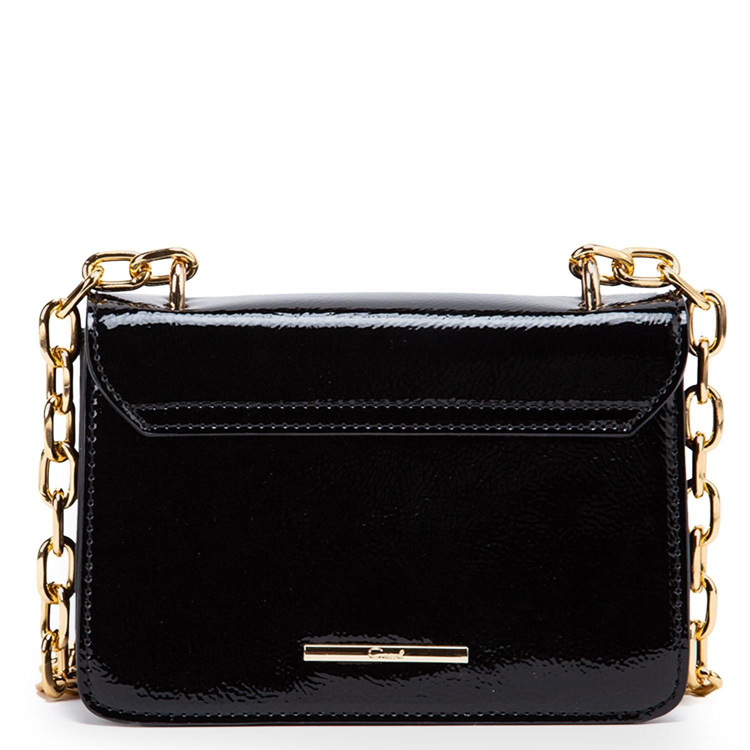 Cartera  Retro Con Tapa  Gacel  Negro  Car3066-2