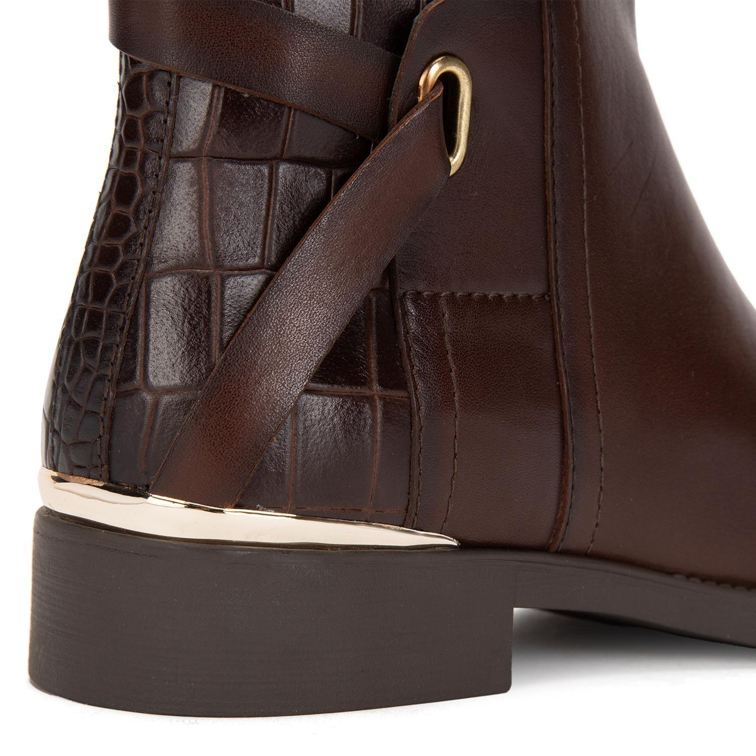 Botin  Hortencia  Gacel  Chocolate  0659936-3